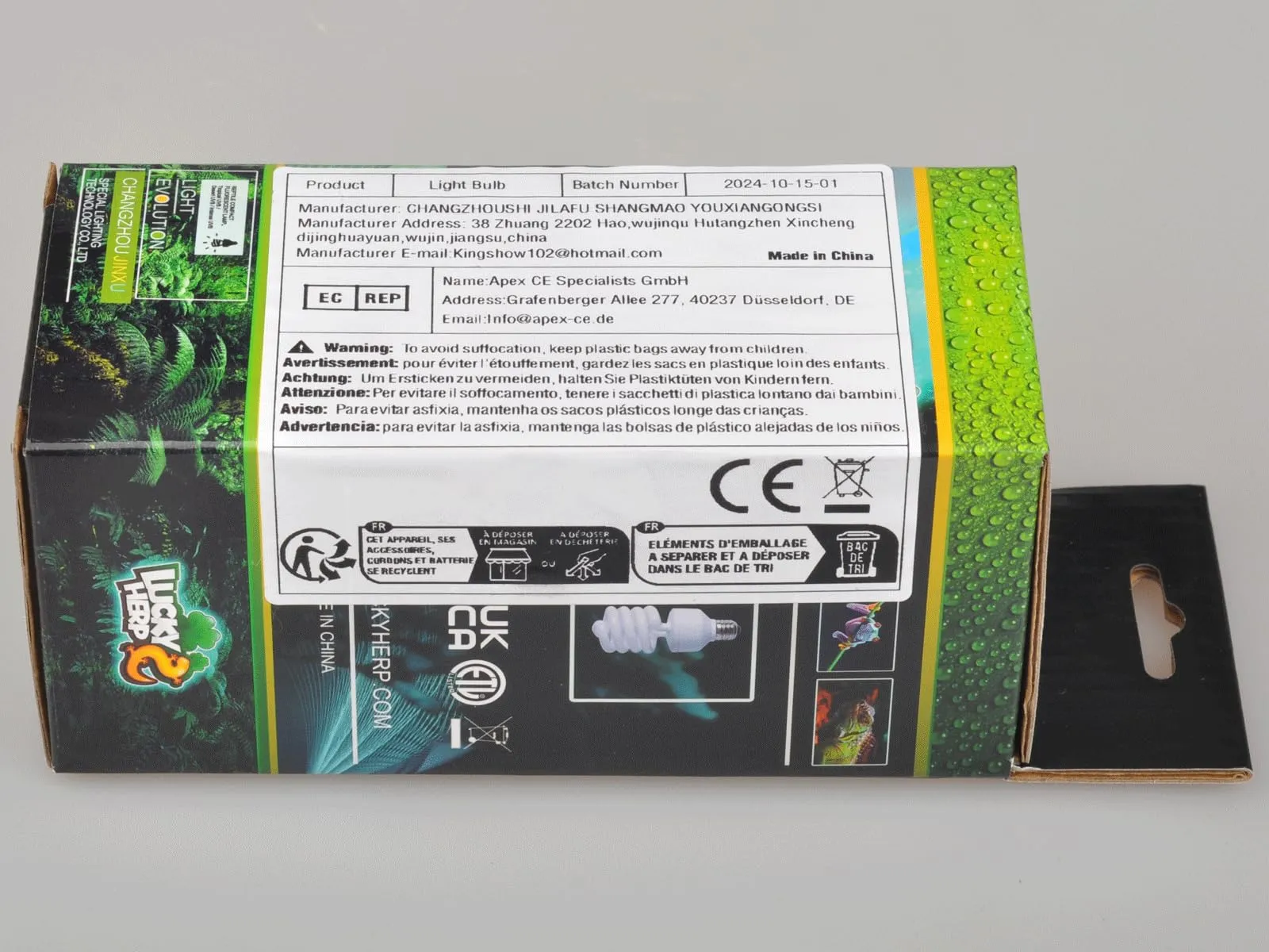Lampadina compatta e fluorescente per rettili, 5.0 UVA, UVB, da 13 W - immagine 7