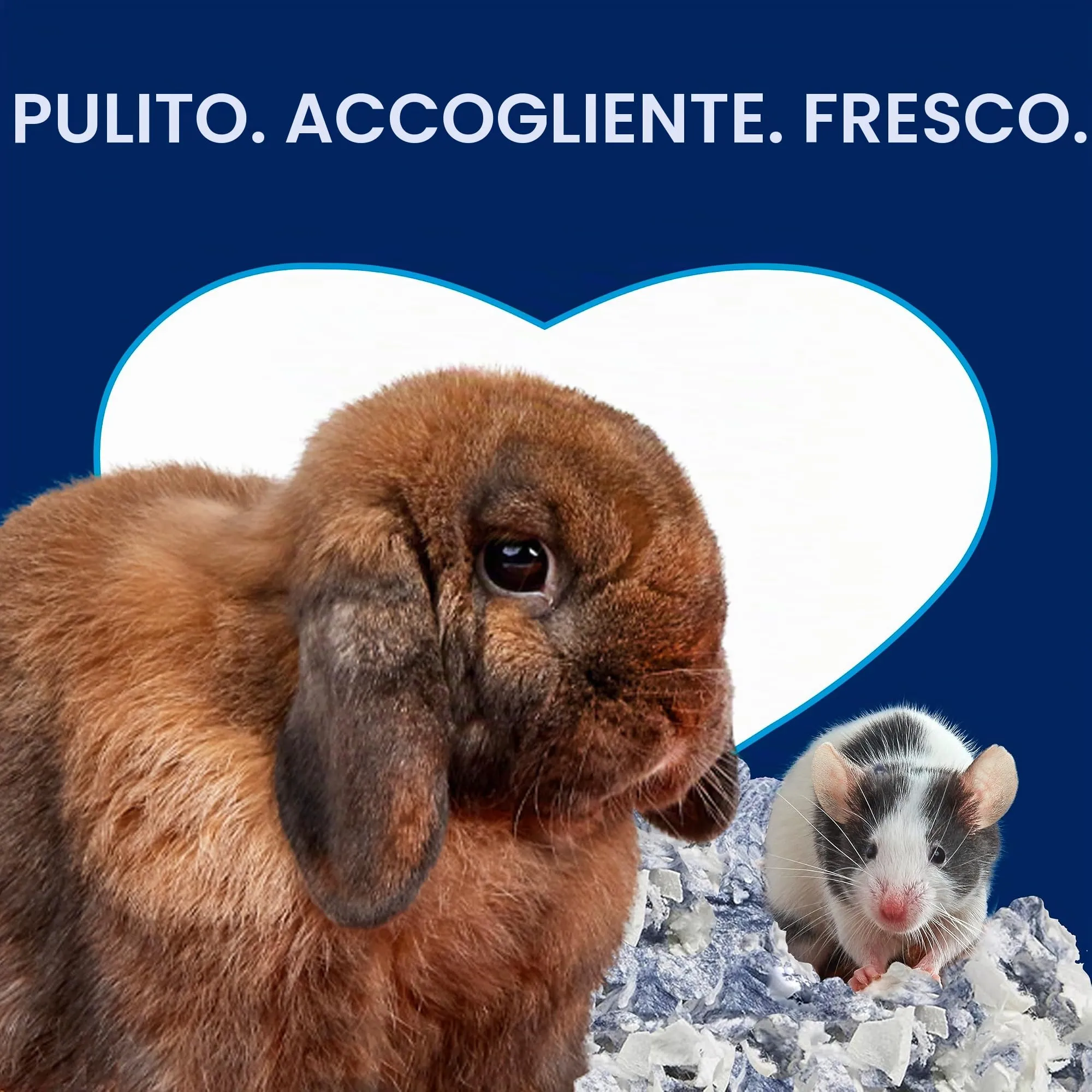 KAYTEE Superpet Clean & Cozy, lettiera per animaletti di Piccola Taglia, topini, gerbilli, roditori, criceti, Conigli,in Carta Super Assorbente, al 99,9% Senza polveri, 65 Litri - 3240 g - immagine 8