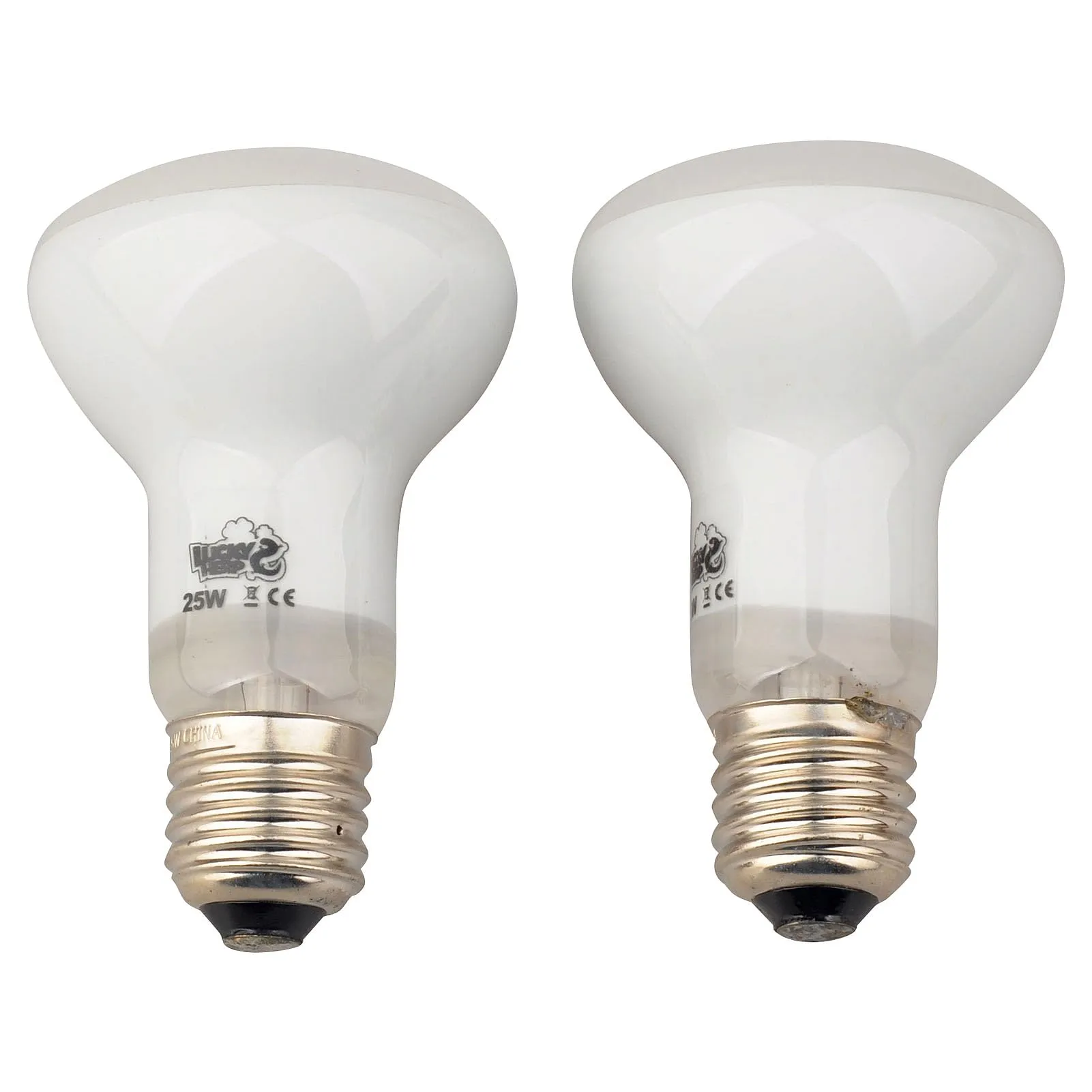 LUCKY HERP Lampadina riscaldante per rettili, confezione da 2 (25 Watt) - immagine 4