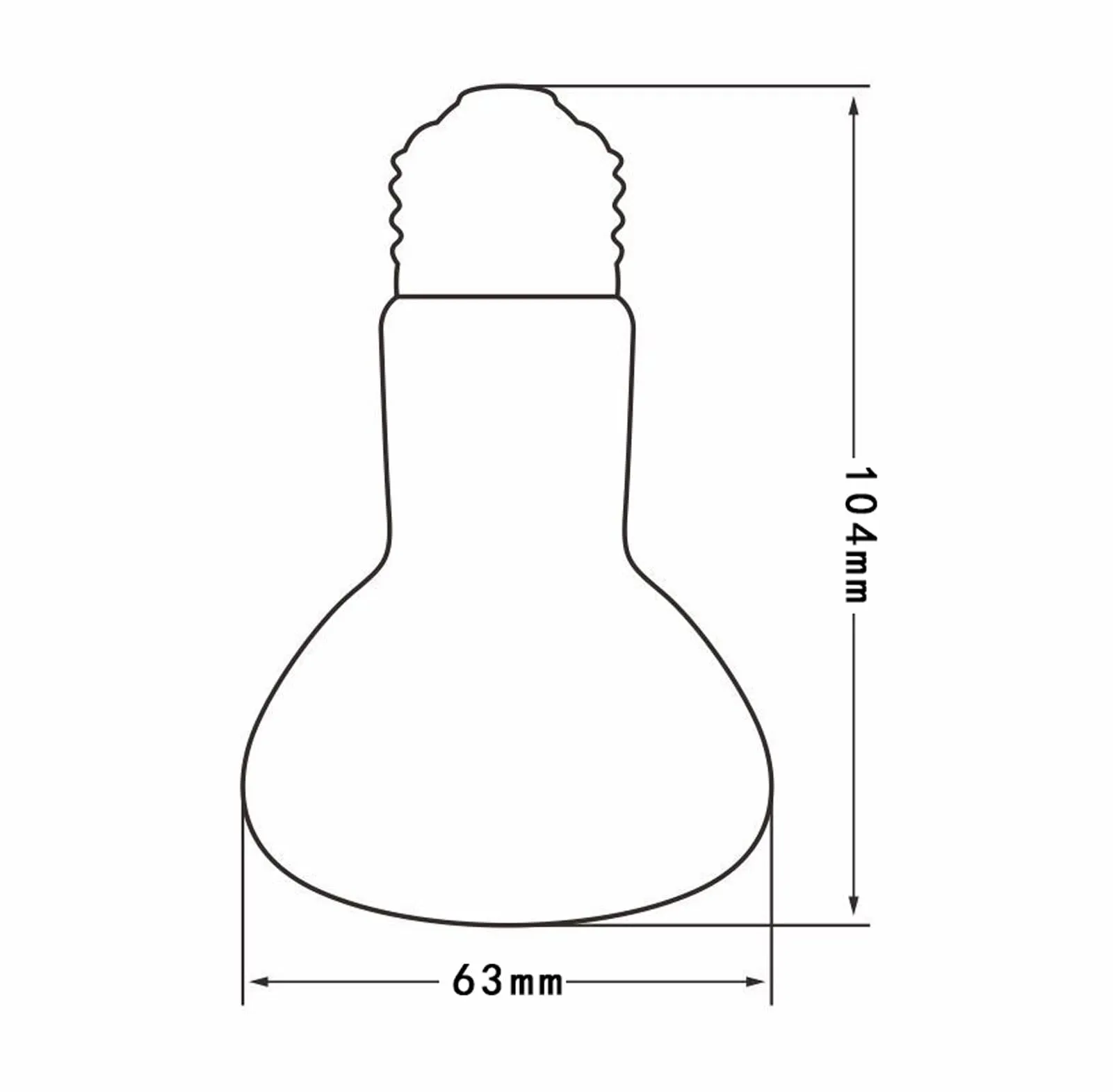 LUCKY HERP Lampadina riscaldante per rettili, confezione da 2 (25 Watt) - immagine 6