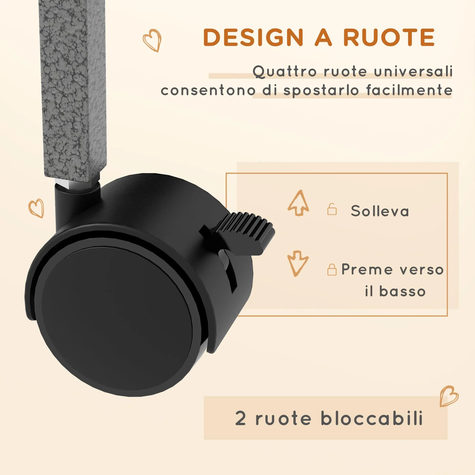 PawHut Gabbia per Animali Piccoli 6 Ingressi 80x52x159cm Argento Grigio - immagine 4