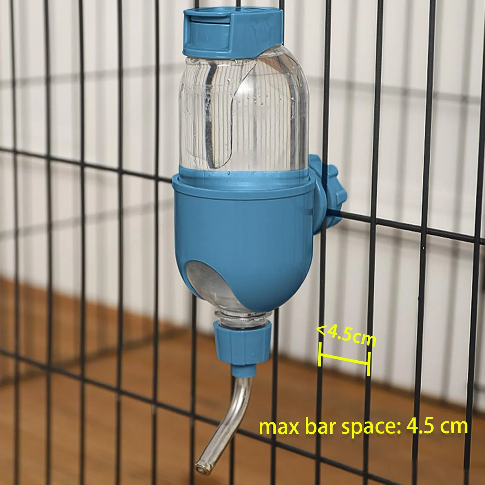 TOKAYIFE Bottiglia d'Acqua per Piccoli Animali 770ml Beverino Coniglio Bottiglia sospesa per Animali Abbeveratoio per Conigli Porcellini D'india Criceto Furetti Chinchilla Distributore Acqua - immagine 6