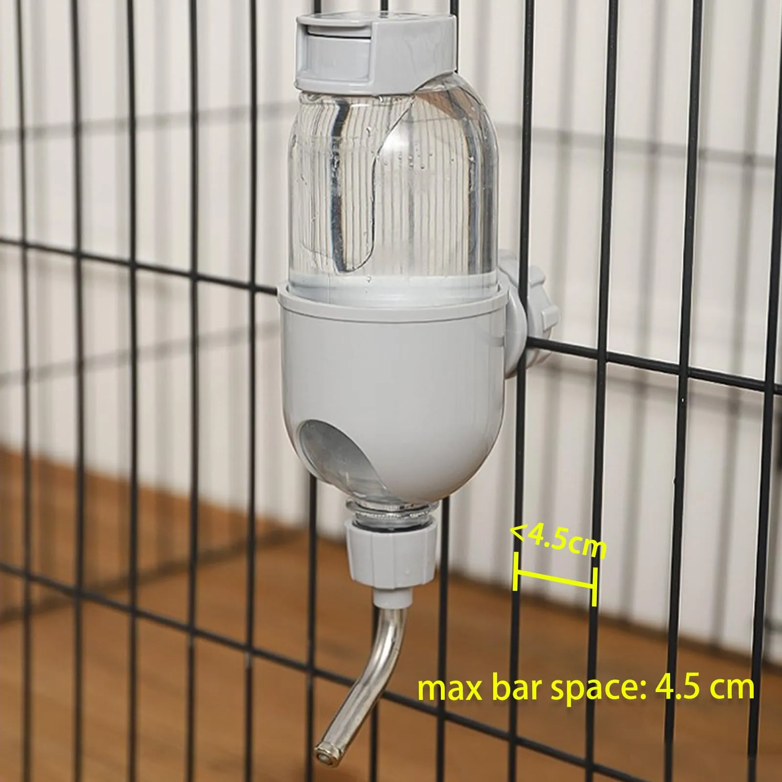 TOKAYIFE Bottiglia d'Acqua per Piccoli Animali 770ml Beverino Coniglio Bottiglia sospesa per Animali Abbeveratoio per Conigli Porcellini D'india Criceto Furetti Chinchilla Distributore Acqua - immagine 6