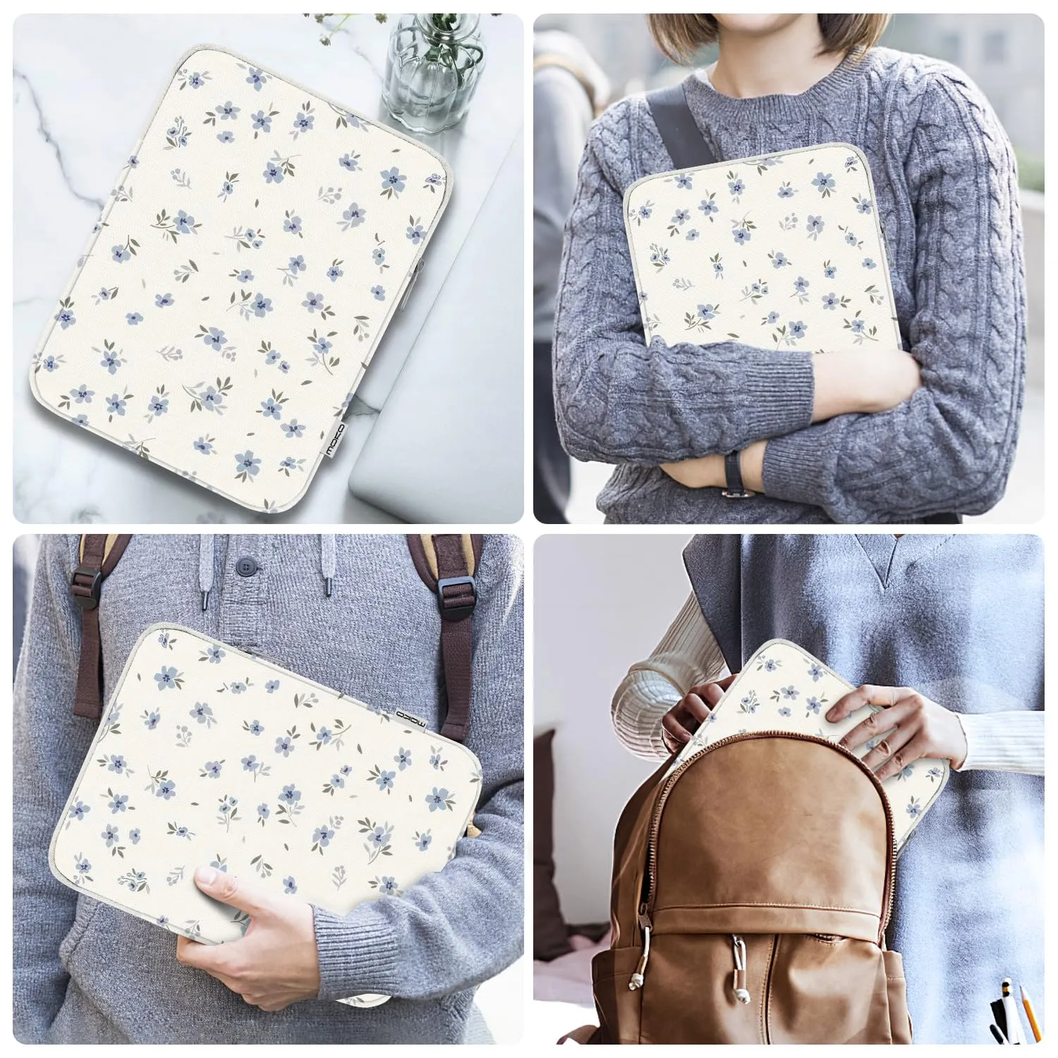MoKo Borsa Sleeve per Tablet 9-11 Pollici, Sottile - immagine 8