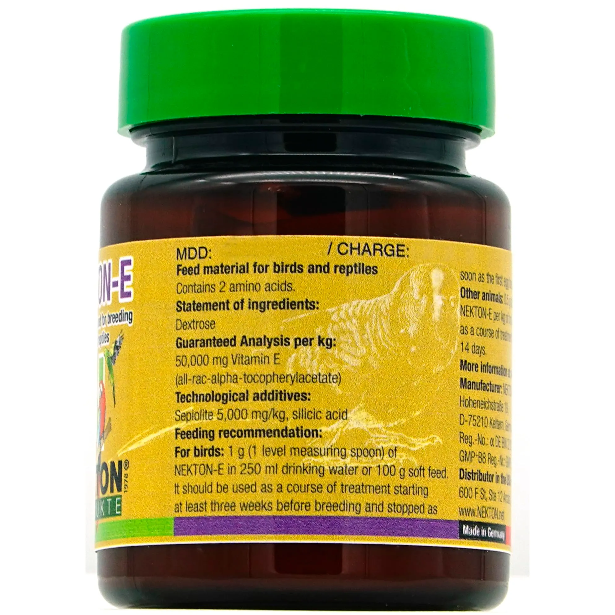 Nekton - Integratore di vitamina E per Uccelli, 35 g - immagine 2
