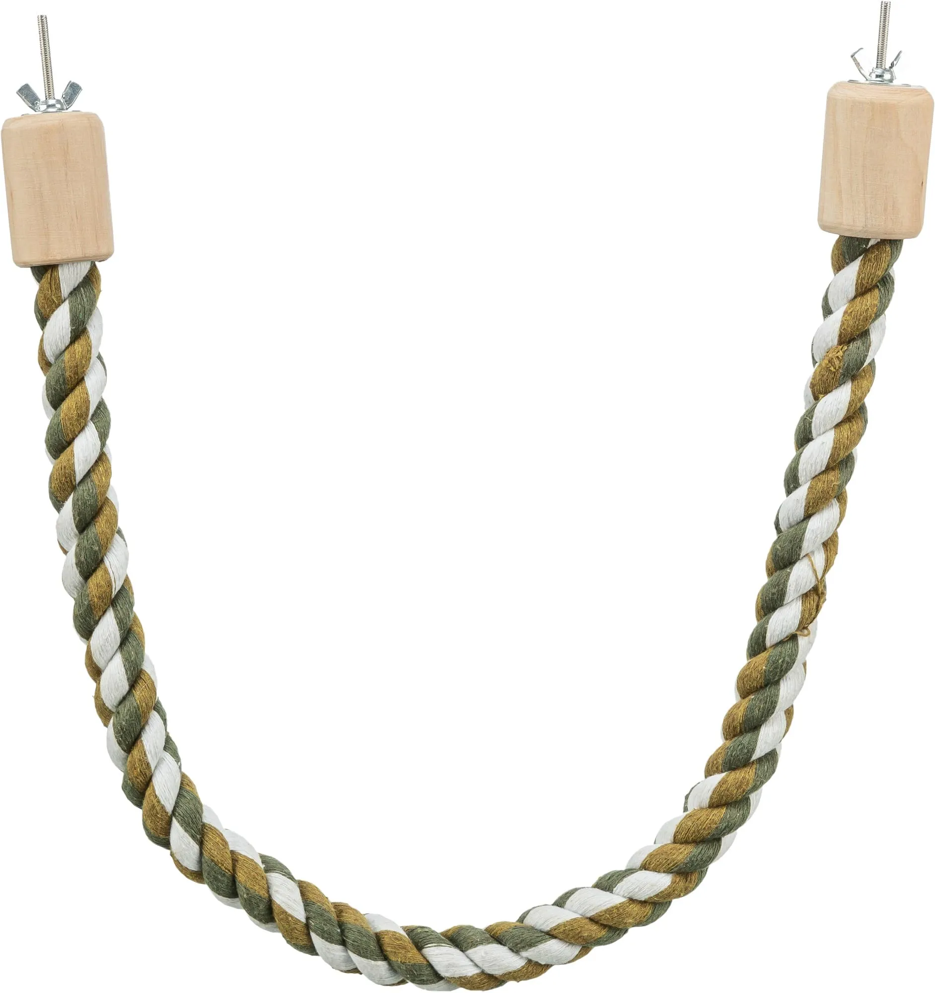 Trixie - Posatoio per Uccelli in Corda, Multicolore - immagine 1