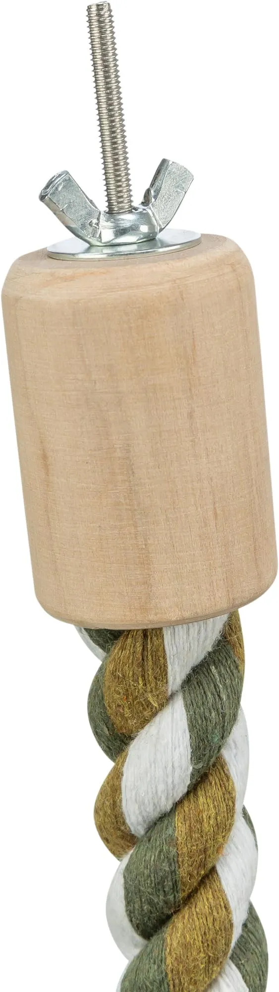 Trixie - Posatoio per Uccelli in Corda, Multicolore - immagine 2