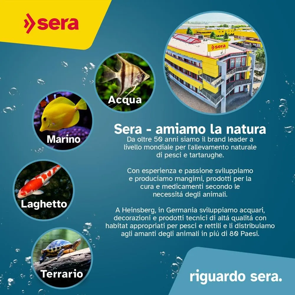 sera Turtle Adult Raffy P Pellets 3,8L (850g) | Mangime tartarughe acqua per tartaruga adulta carnivora | Pellet ricchi di proteine per tortoise acquatiche | Principale per tartarughe d'acqua - immagine 2