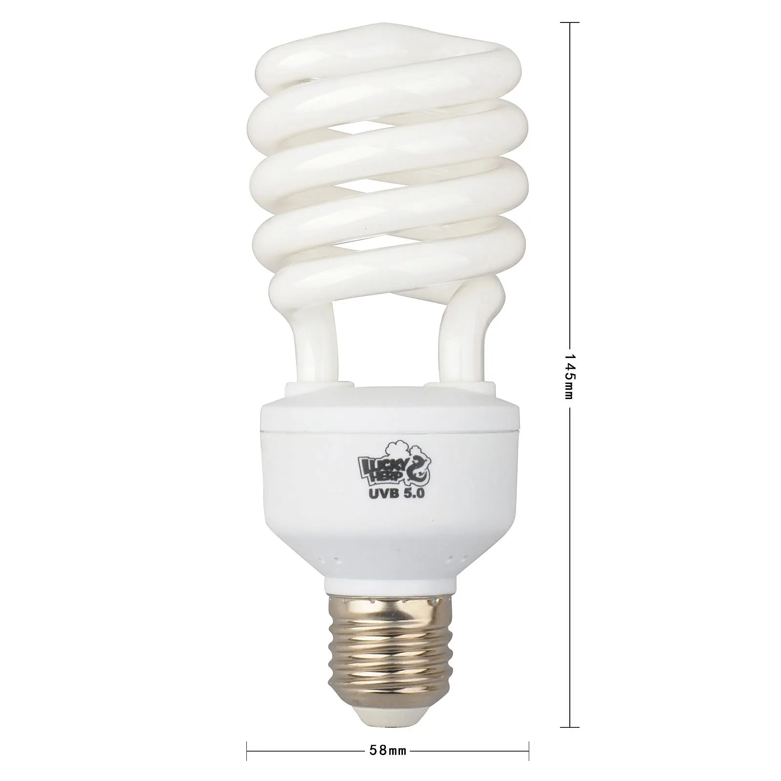 Lampadina compatta e fluorescente per rettili, 5.0 UVA, UVB, da 13 W - immagine 2