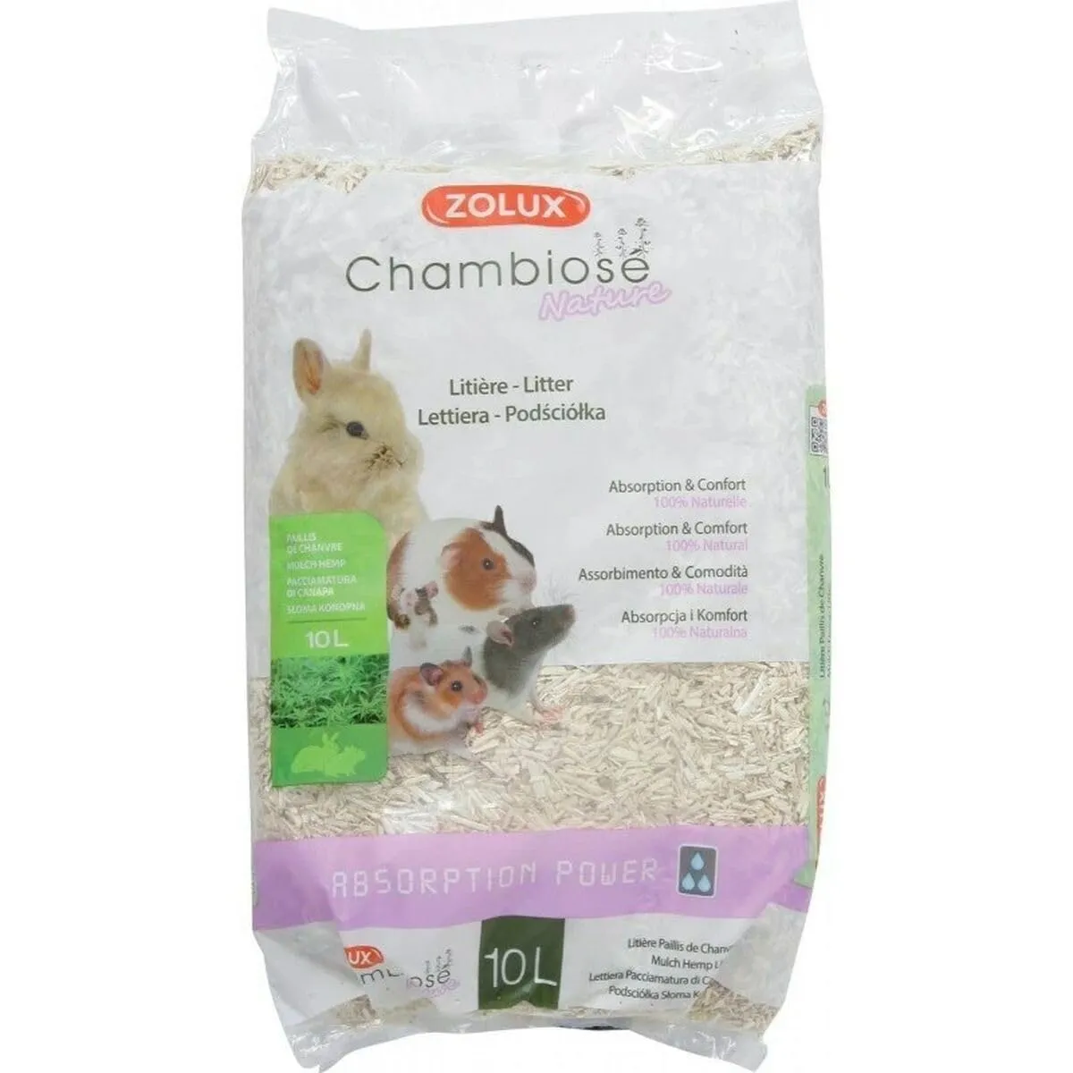 Lettiera Chambiose nature 10L Zolux - immagine 1