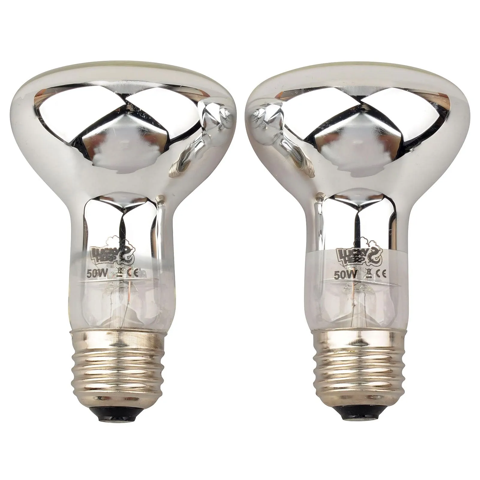 Lucky Herp, Lampada riscaldante per rettili, 2 confezioni (50 watt) - immagine 3