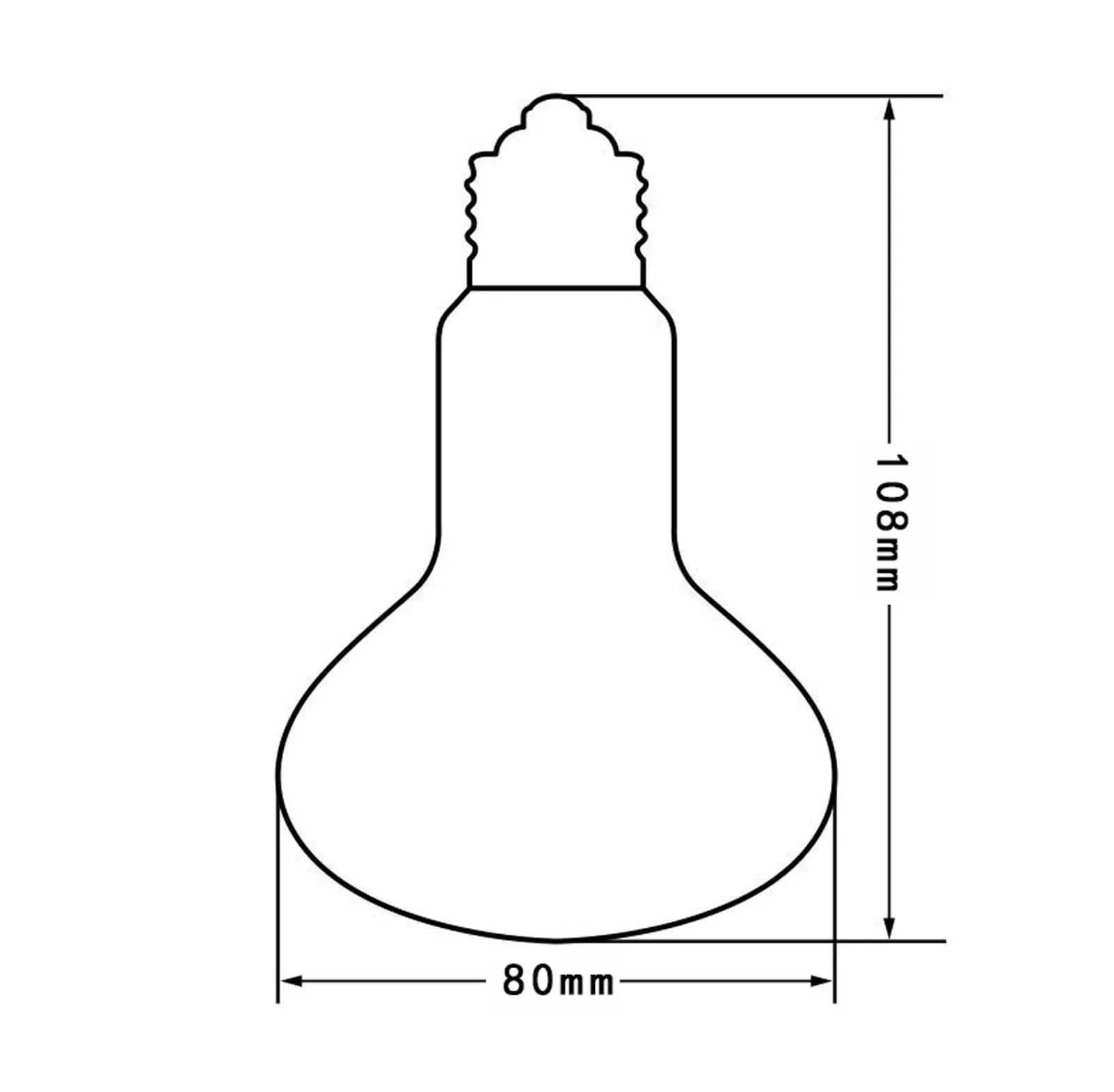 LUCKY HERP 100W R80 Lampada Riscaldante Rettili (Confezione da 2), Faretto Basking con Attacco E27, Luce UVA per Drago Barbuto, Tartarughe, Pitone - immagine 6