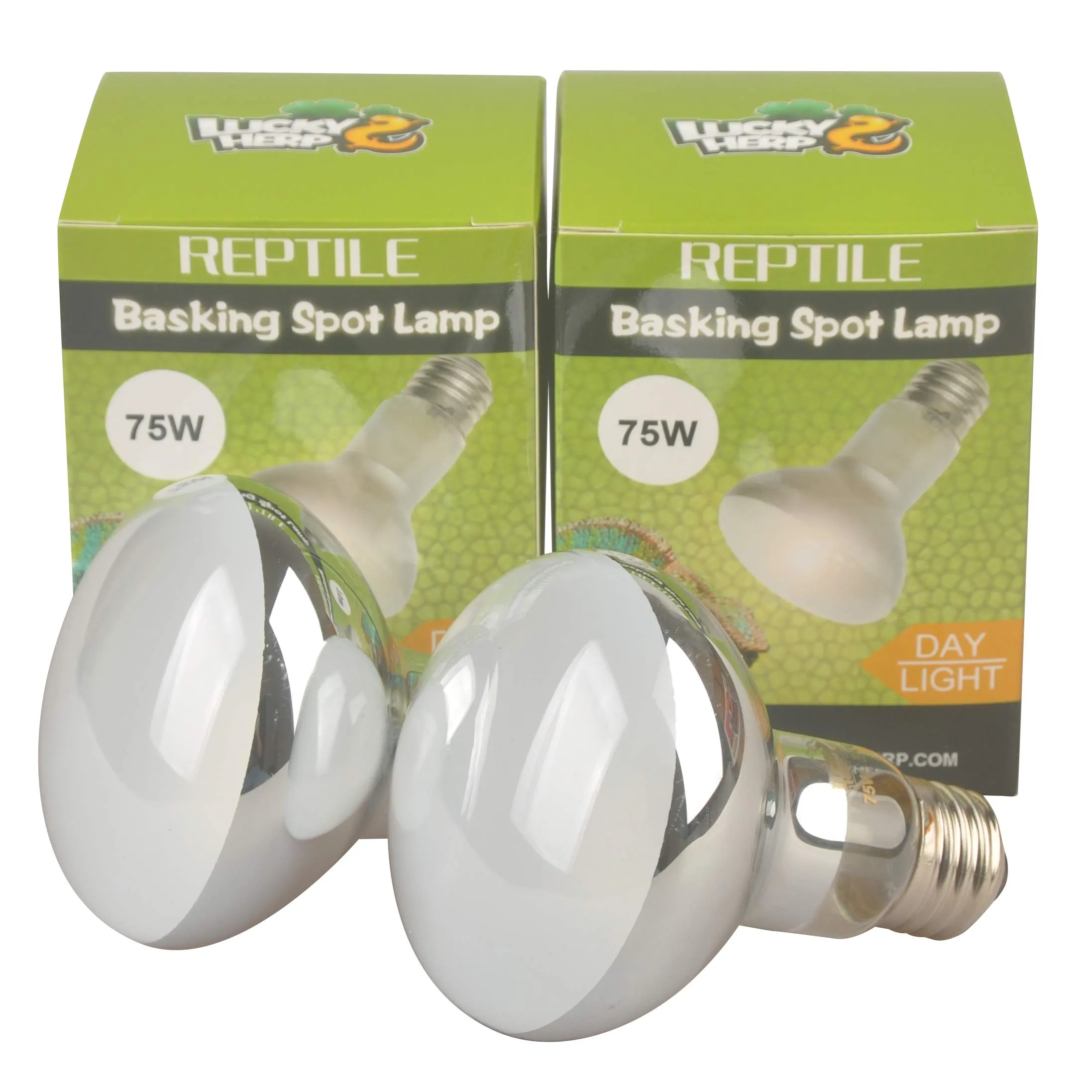 Lucky Herp, Lampada riscaldante per rettili, confezione da 2 (75 Watt) - immagine 1