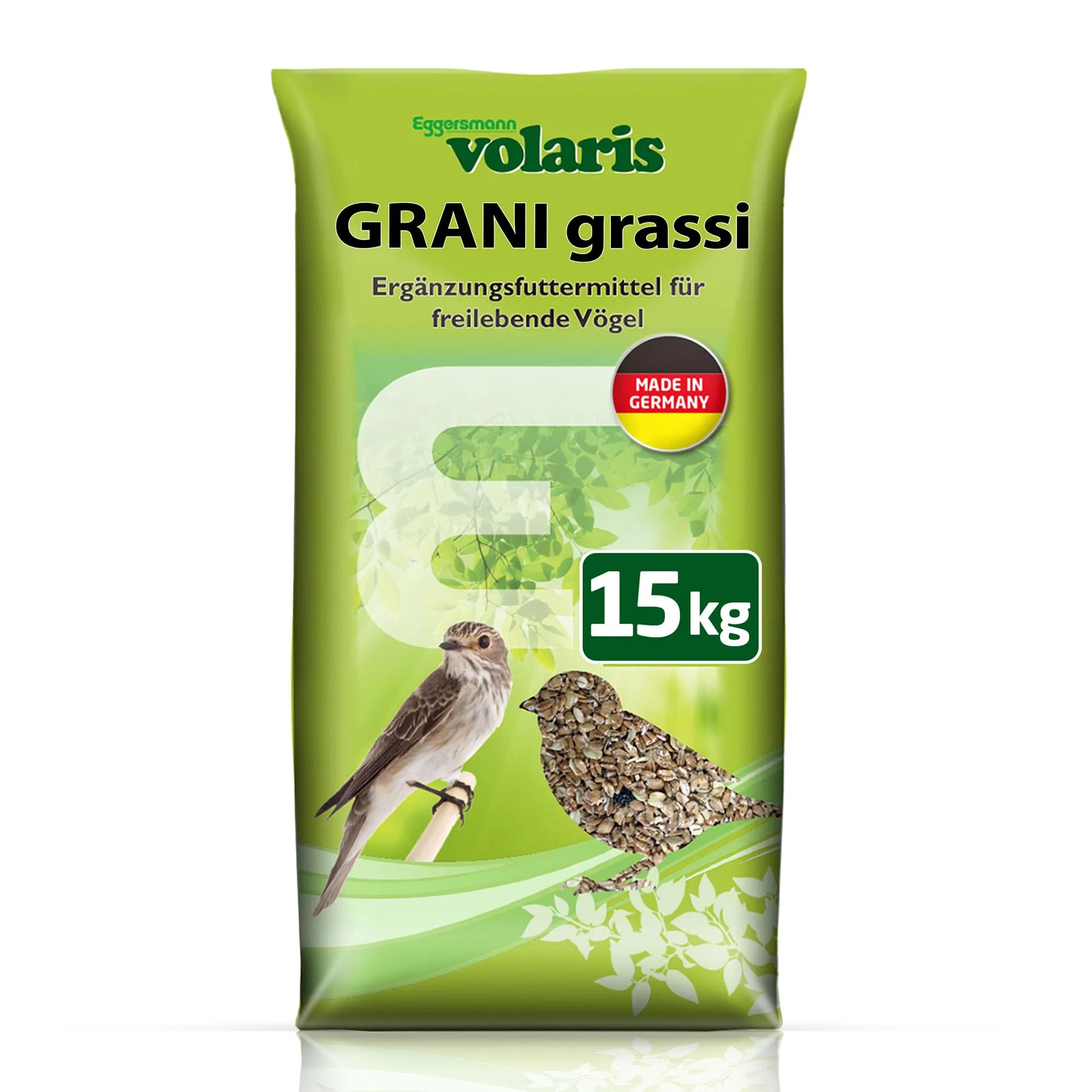 Eggersmann volaris Mangime per uccelli selvatici tutto l'anno 15 kg | Mangime ricco di grassi per tutte le specie di uccelli - immagine 1