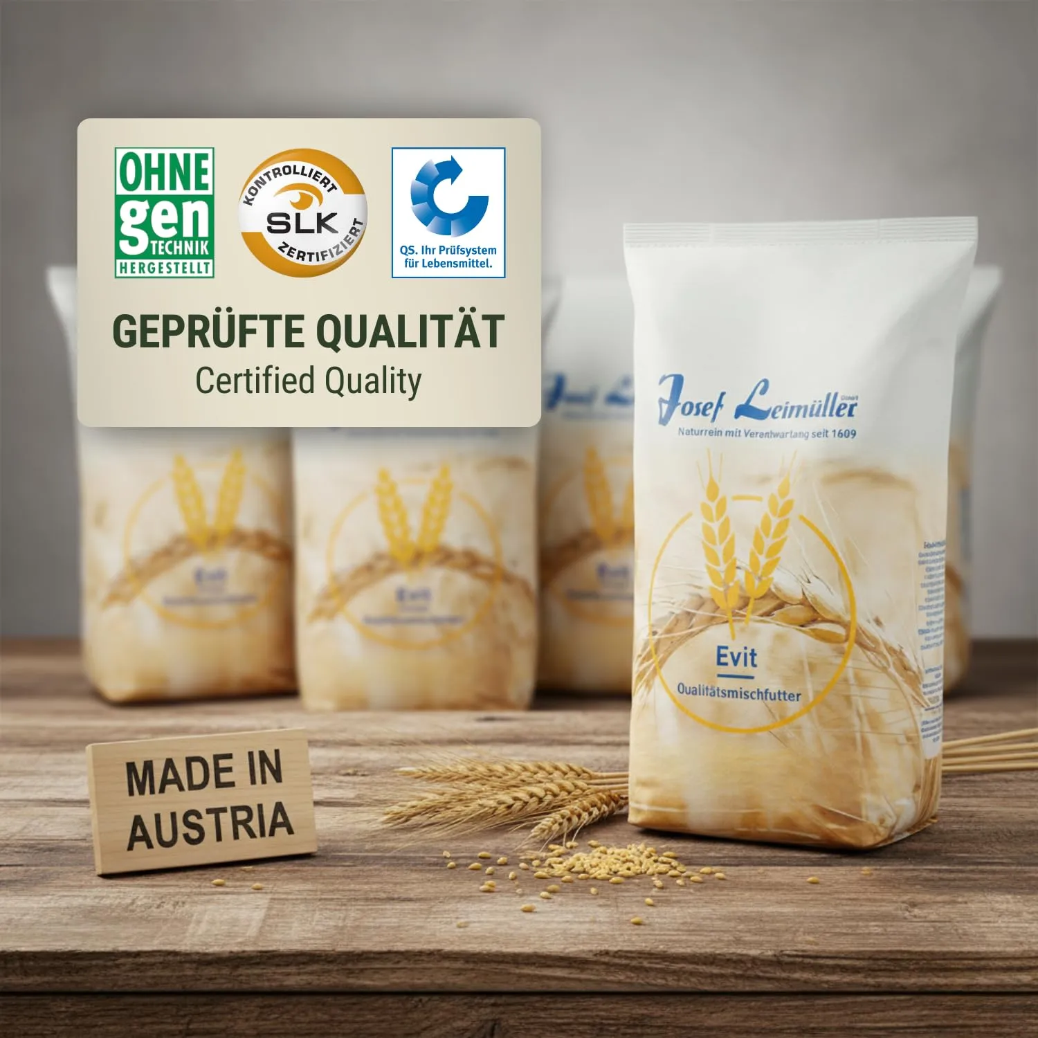 Leimüller Mangime Uccelli selvatici 5kg - Mix classico per tutto l'anno - Senza OGM, Senza additivi, 100% naturale, Perfetto per merli, cince & altri - Prodotto in Austria - immagine 6