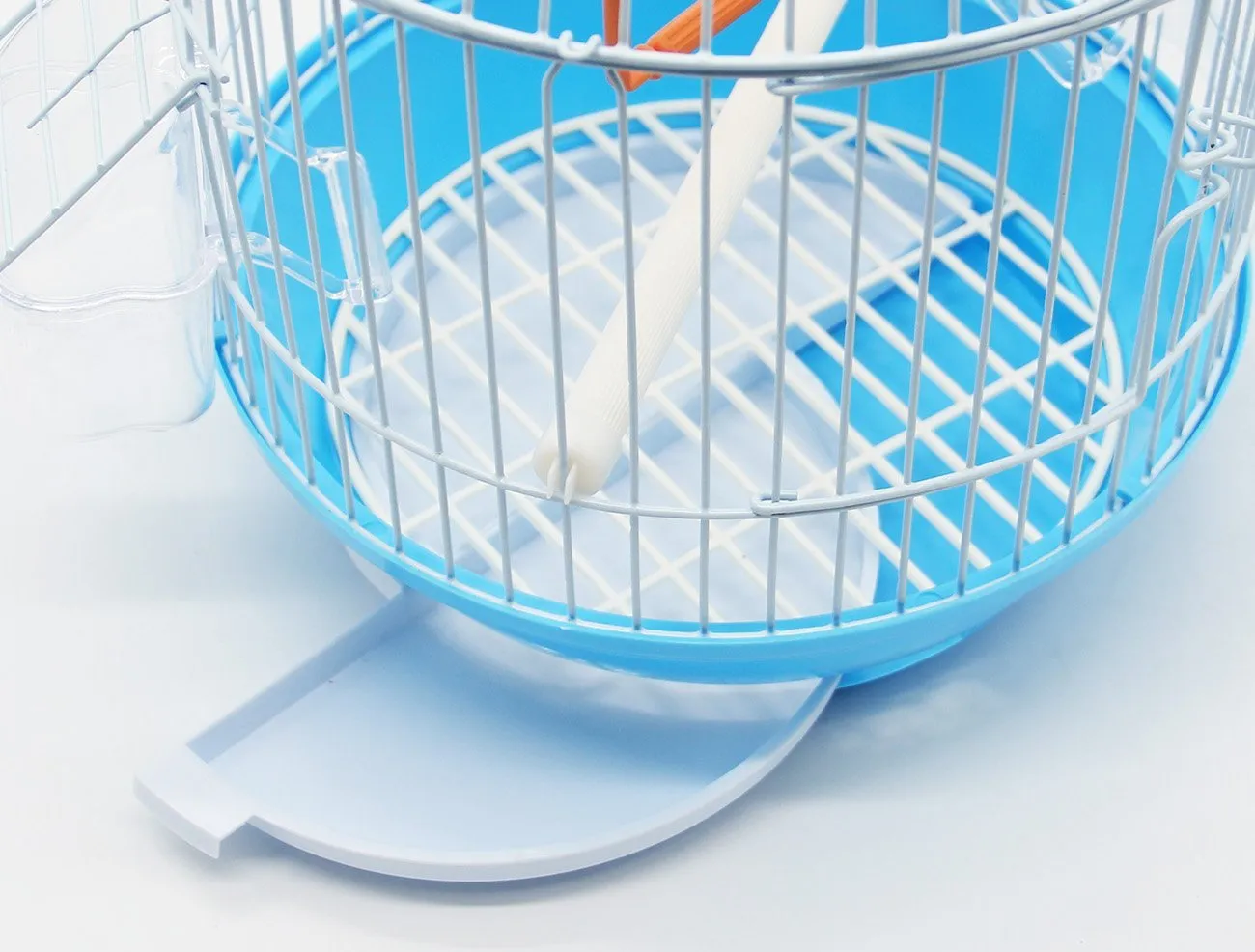 BPS Gabbia Bird Cage Metal con Alimentatore Bevitore Swing Hopper Bucket Diversi Modelli Colore Casuale Ship (Model1270: 23 * 23 * 36,5 cm) BPS-1270 - immagine 3