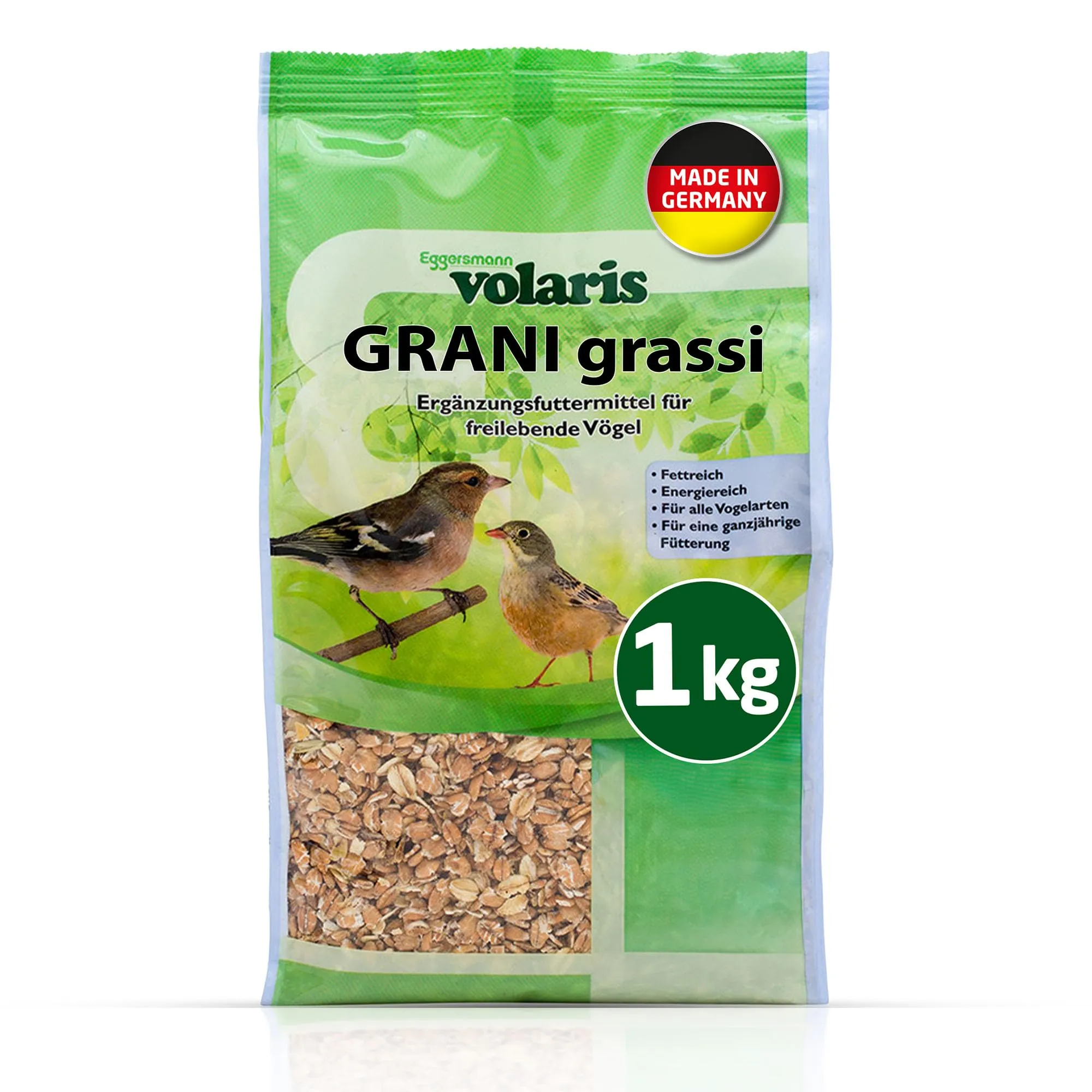 Eggersmann volaris 1kg di cereali grassi | Mangime per uccelli selvatici tutto l'anno | Cibo per uccelli selvatici per tutto l'anno| Alimento sparso ad alto contenuto di grassi per tutte le di uccelli - immagine 1