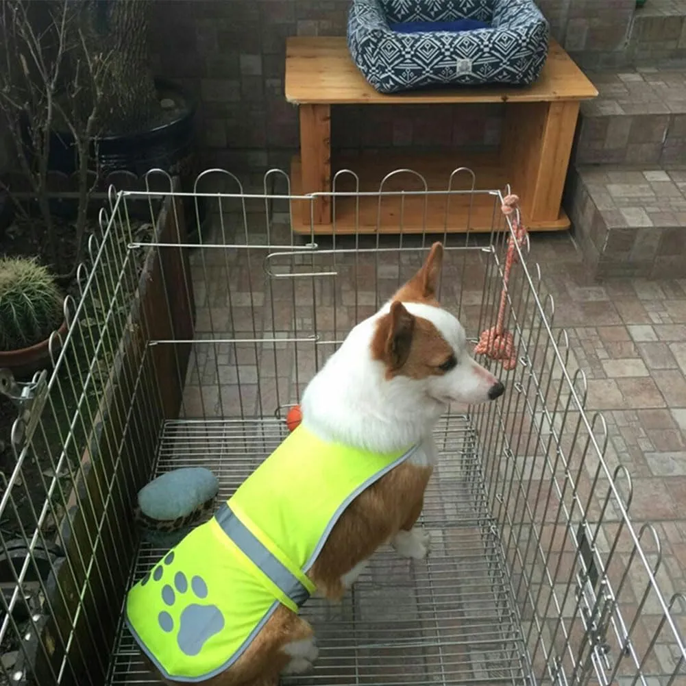 Gilet Catarifrangente per Cane,Sicurezza Maglia del Cane,Dog Giubbotto Riflettente di Sicurezza,Costume Riflettente per Cani,Per Cani Mantiene Vostro Visibile Sicuro Auto Incidenti Da Caccia(XXL) - immagine 5