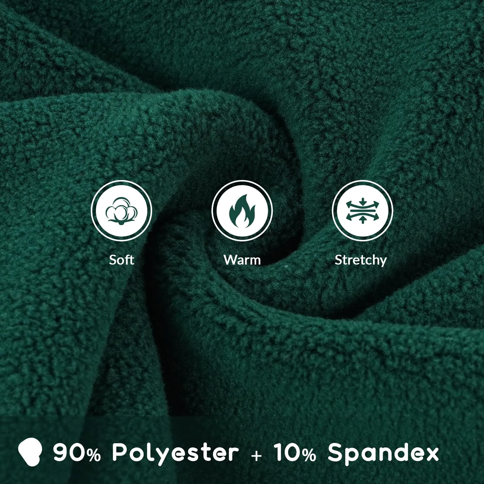 Maglione Whippet in pile, cappotto in pile levriero italiano (verde, S) - immagine 2