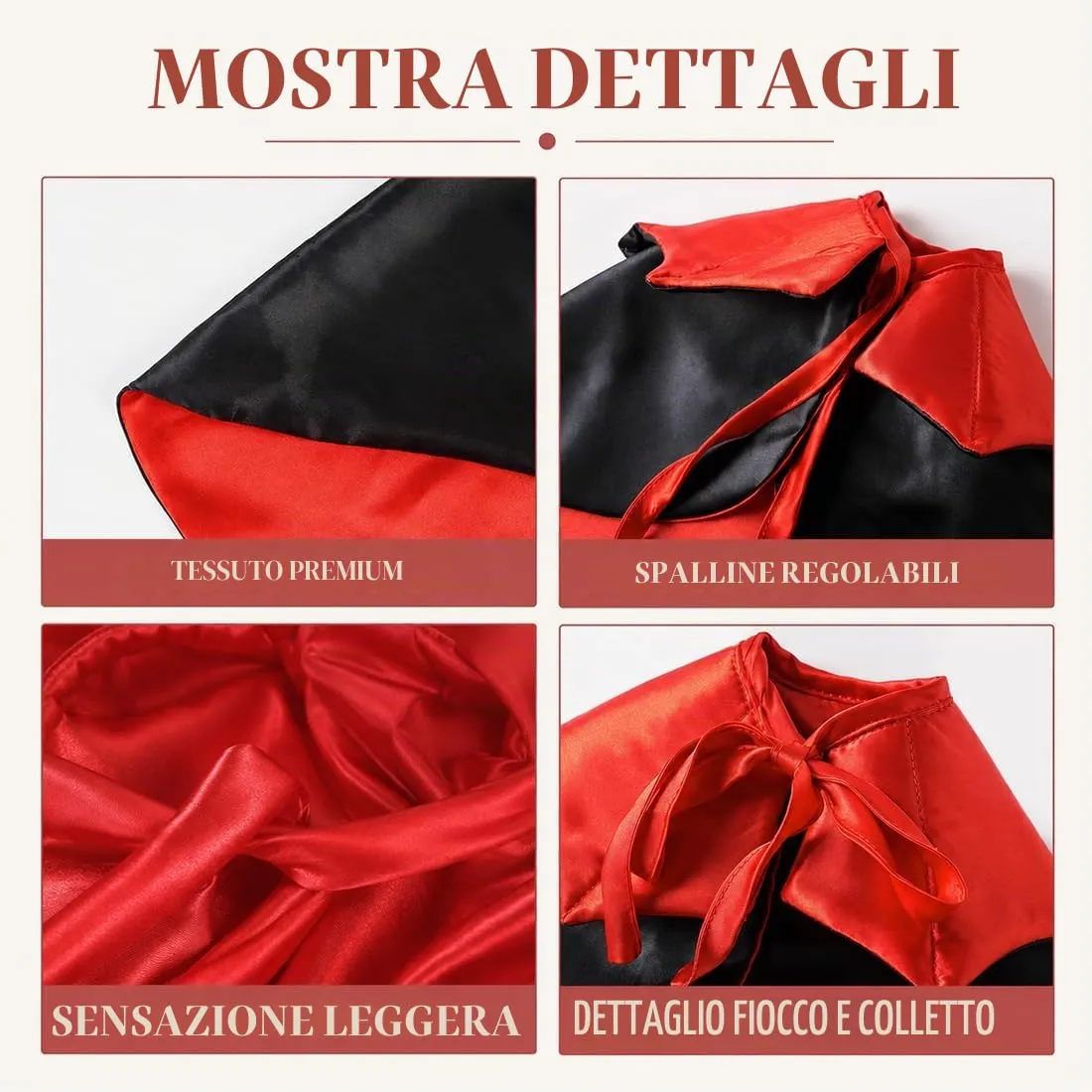 UWJOWP Vestito Halloween Cane Piccolo,per Gatti e Cani – Taglia Unica con Collare Regolabile, Costume in Poliestere Leggero per Feste in Costume e Cosplay Animali, 39 x 55 cm - immagine 6