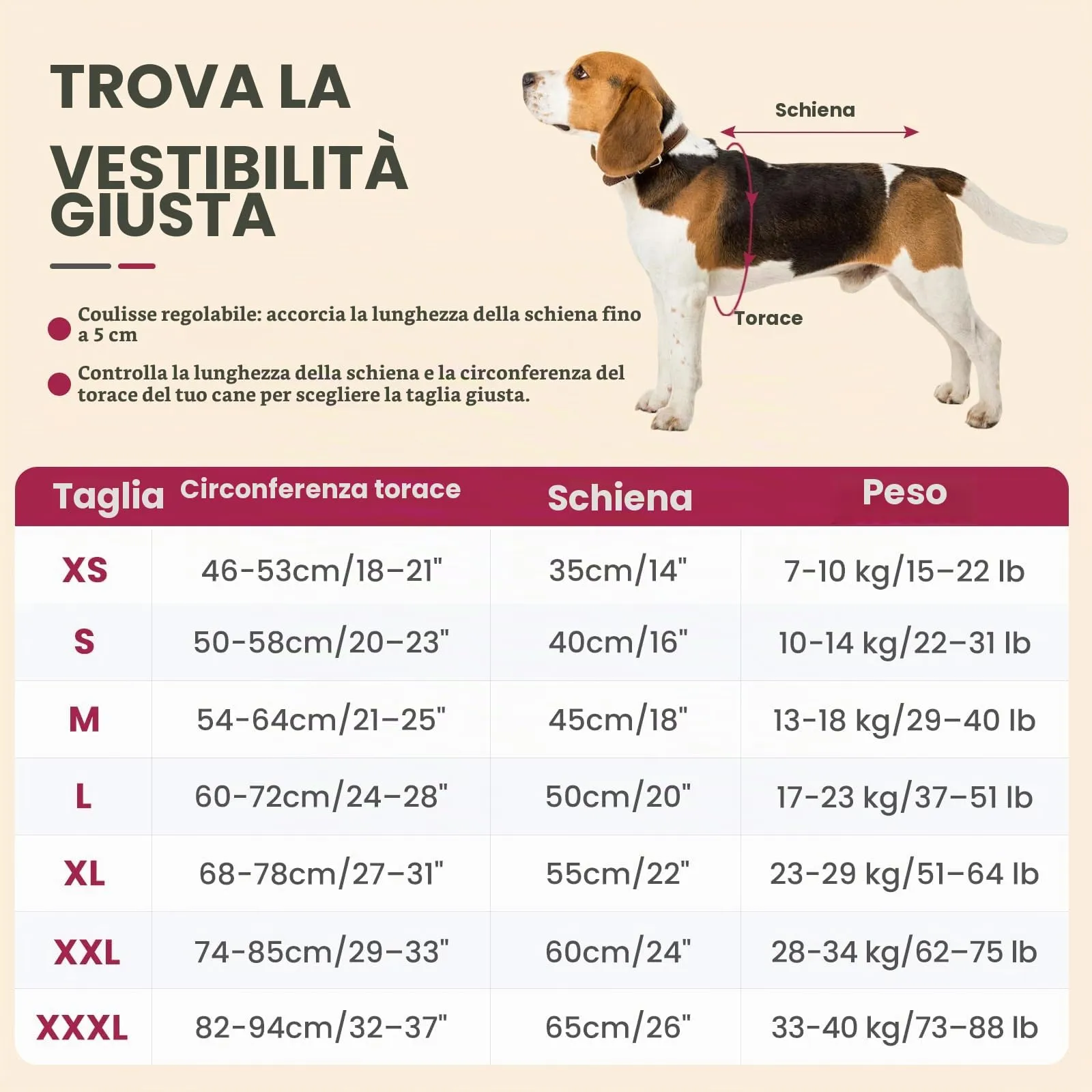 Cappotto Cane con Maniche in pile - immagine 2