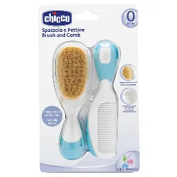 Pettine bimbi con spazzola Azzurro 06569 20 - immagine 1