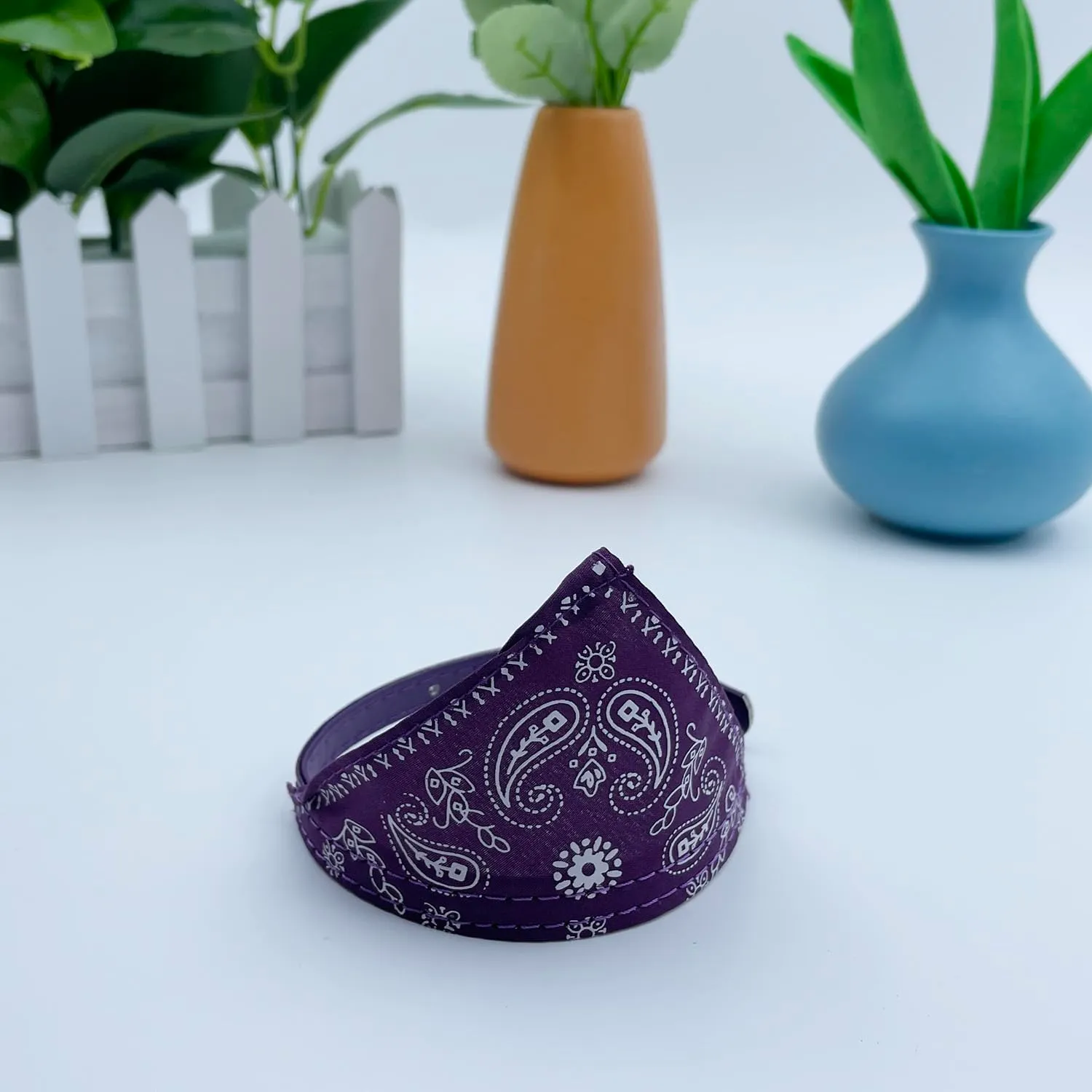 Newtensina Bandana per cani alla moda Collare per cani Boy Medium Bandana Puppy Bandana con collare per cani - Viola - S - immagine 2