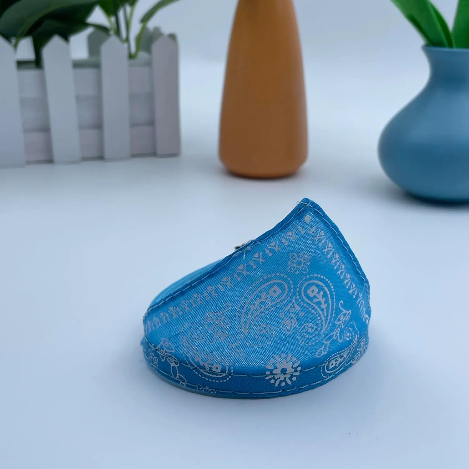 Newtensina Collare bandana per cani alla moda, misura M, bandana con collare per cani, colore: azzurro - immagine 2