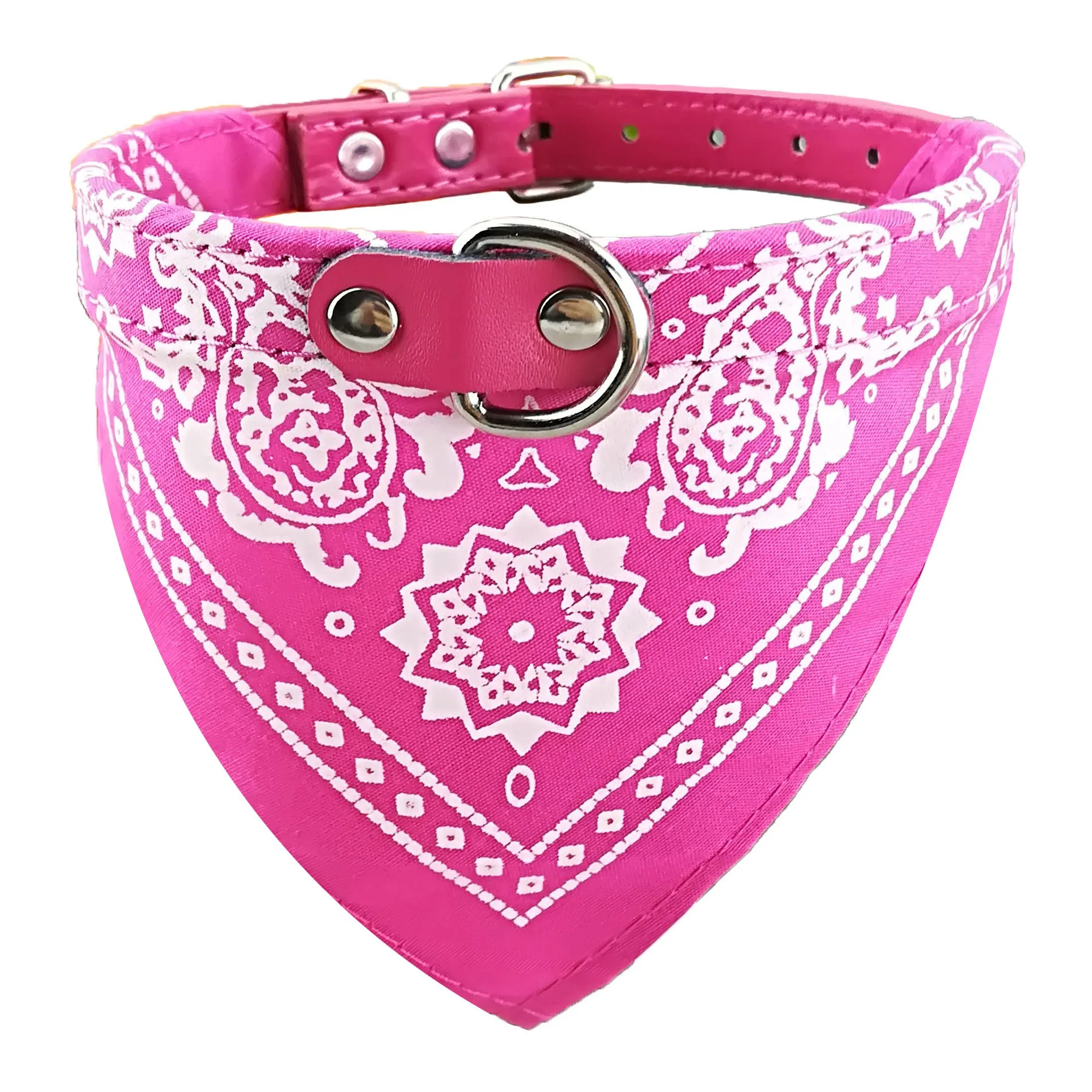 Newtensina Bandana del Cane di Modo con Collare per Ragazzi - Cotone Mezzo - immagine 1