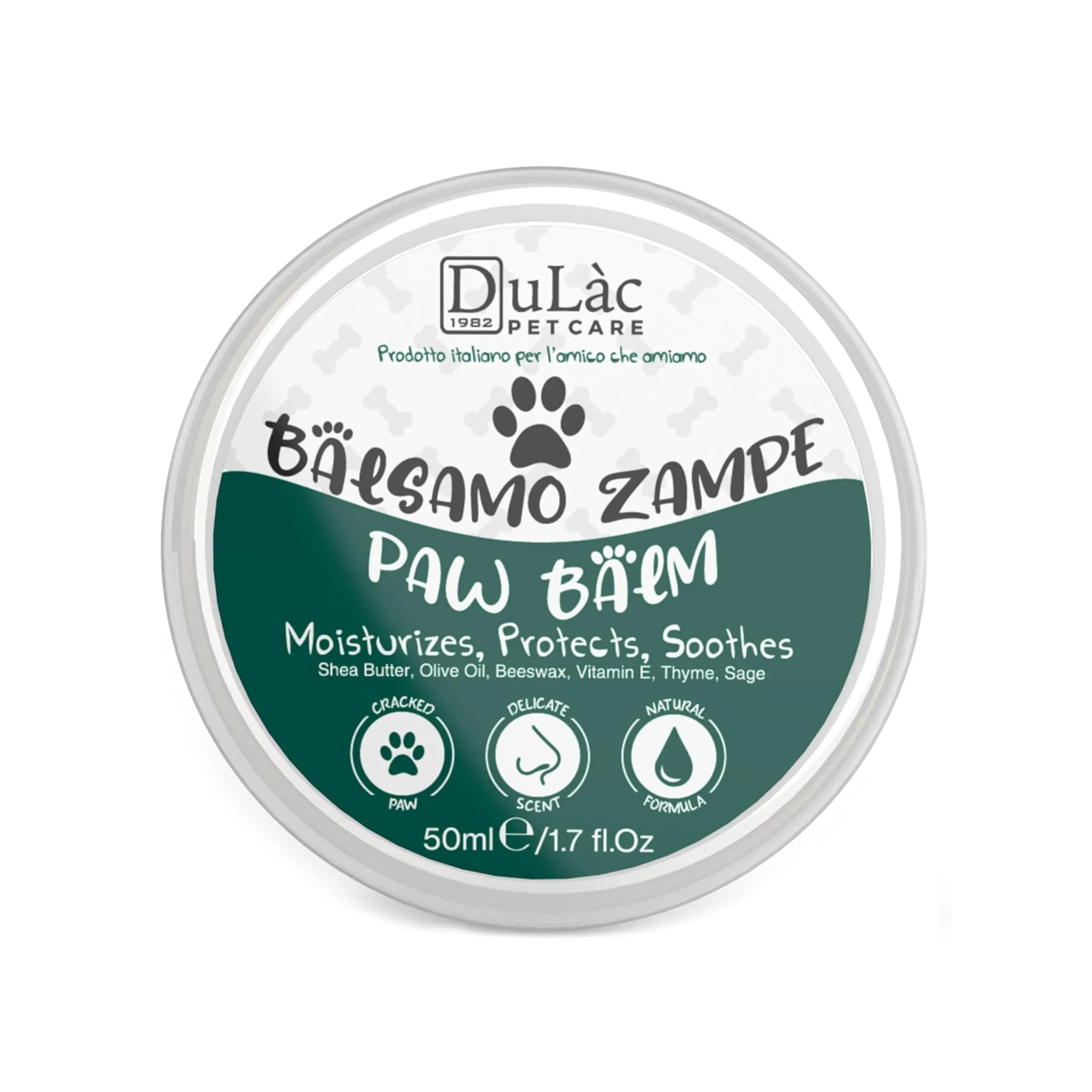 Dulac - Crema Polpastrelli Cane Idratante, Cuscinetti, 50 ml - immagine 1
