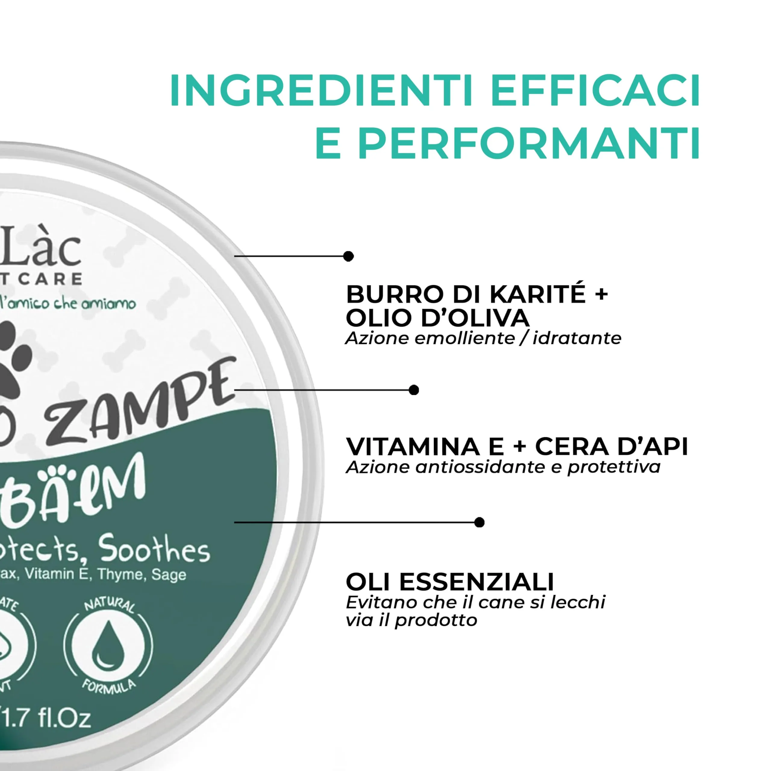 Dulac - Crema Polpastrelli Cane Idratante, Cuscinetti, 50 ml - immagine 4