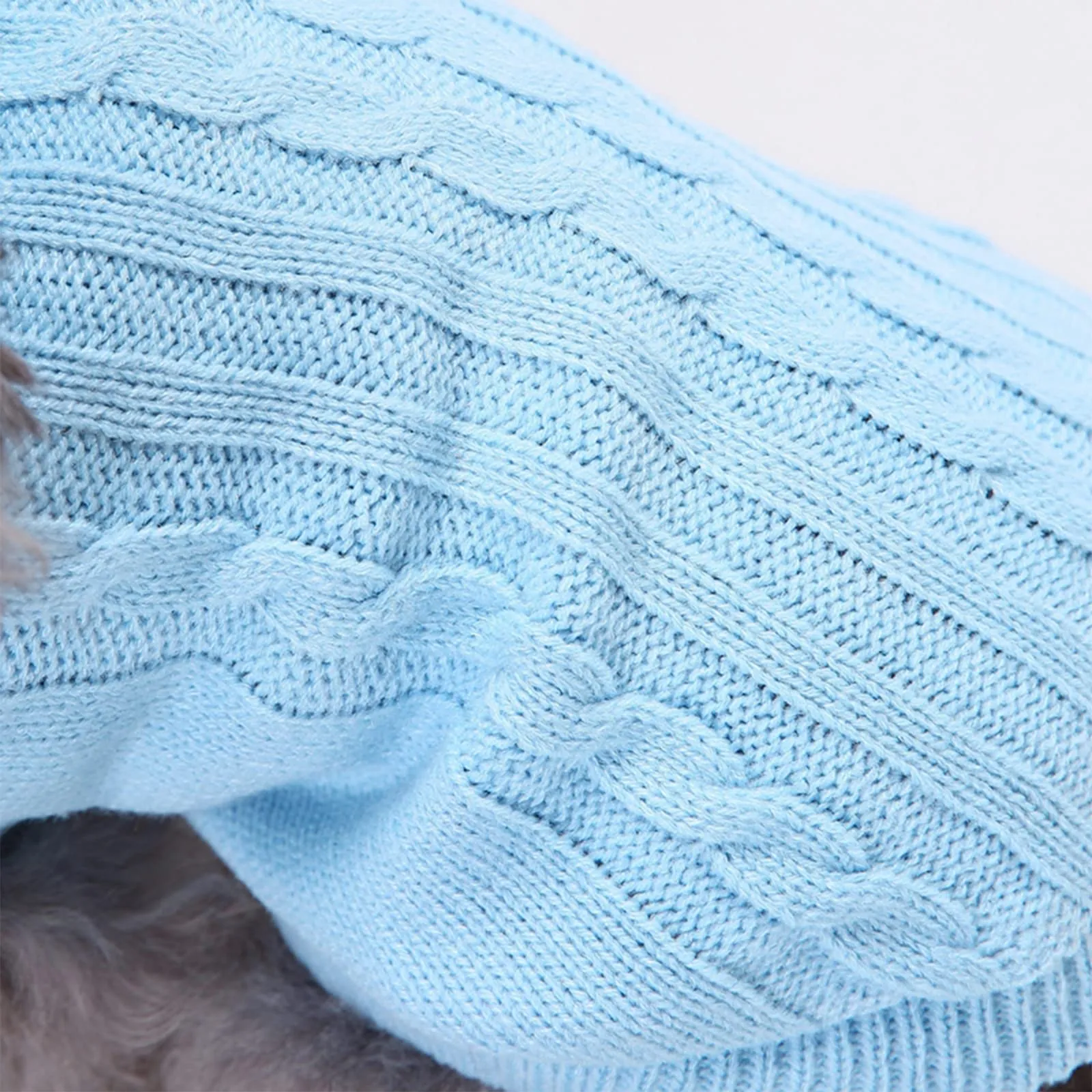 Pet Cat Dog Maglione Invernale per Cani e Gattini, Giacca Gilet Caldo a Collo Alto - immagine 3