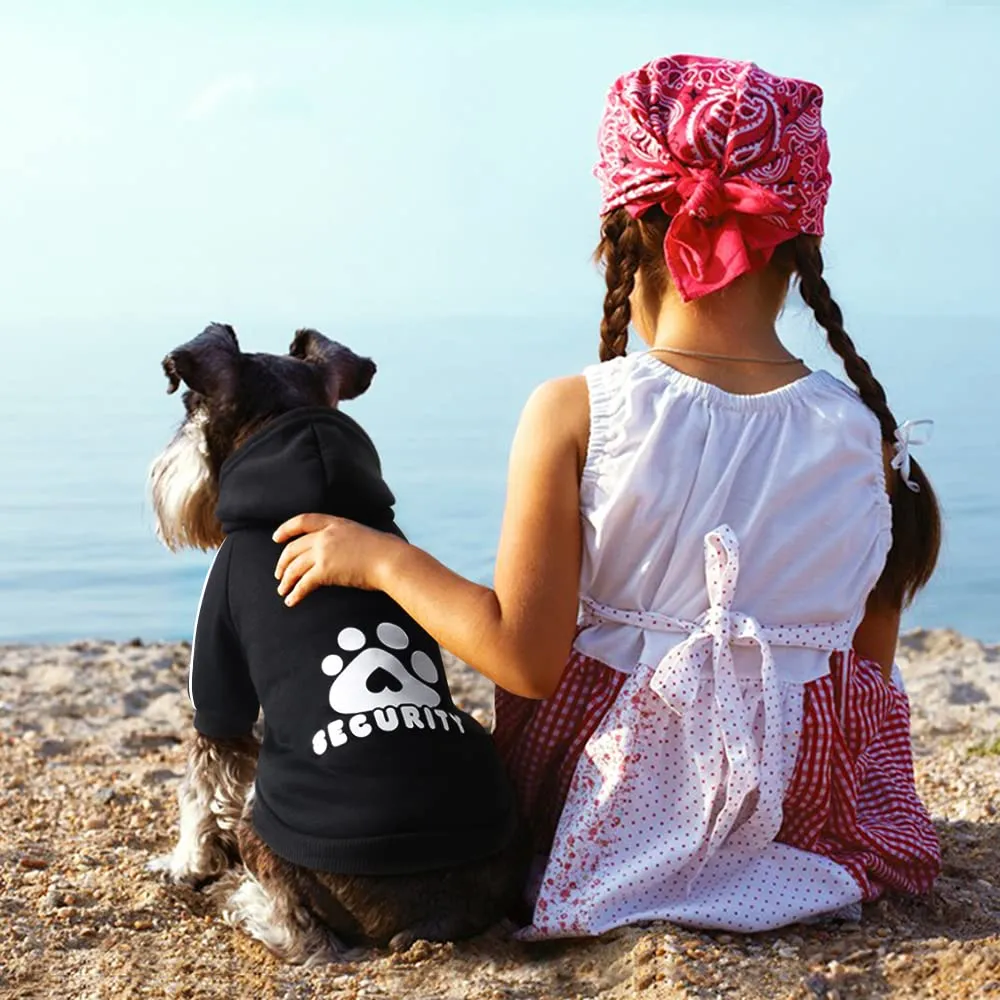 Dolahovy Felpa con cappuccio per cani Abbigliamento per animali domestici Morbida Maglia per cani Maglioni Costumi autunno inverno per cani di piccola taglia Gatti Chihuahua Teddy - immagine 3
