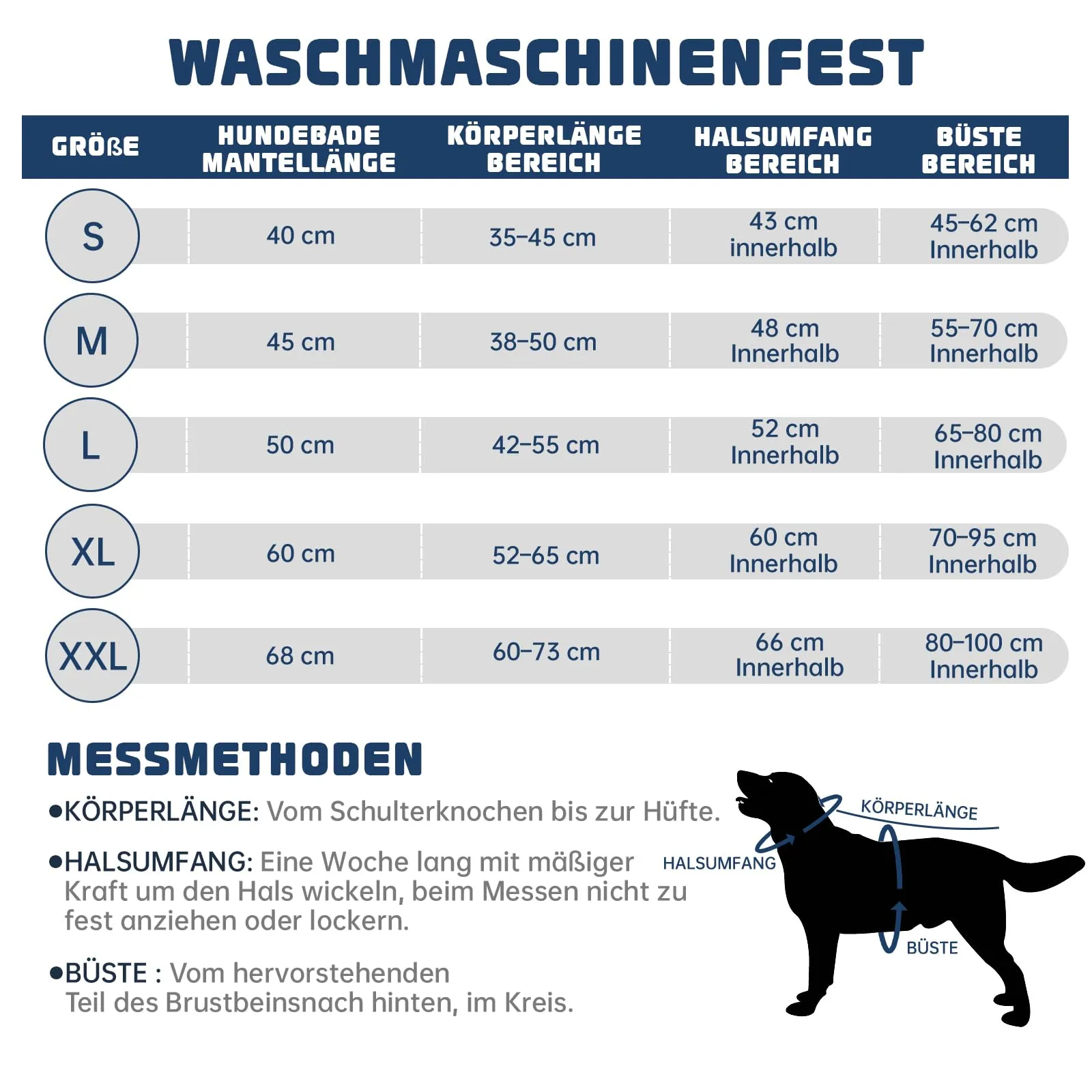 WUFANC Accappatoio Cane in Microfibra - Super Assorbente e Asciugatura Rapida - Asciugamano Cane Chiusura in Cinghie e Fascia Regolabile - Adatto per Cani di Taglia Grande, Media e Piccola - immagine 5