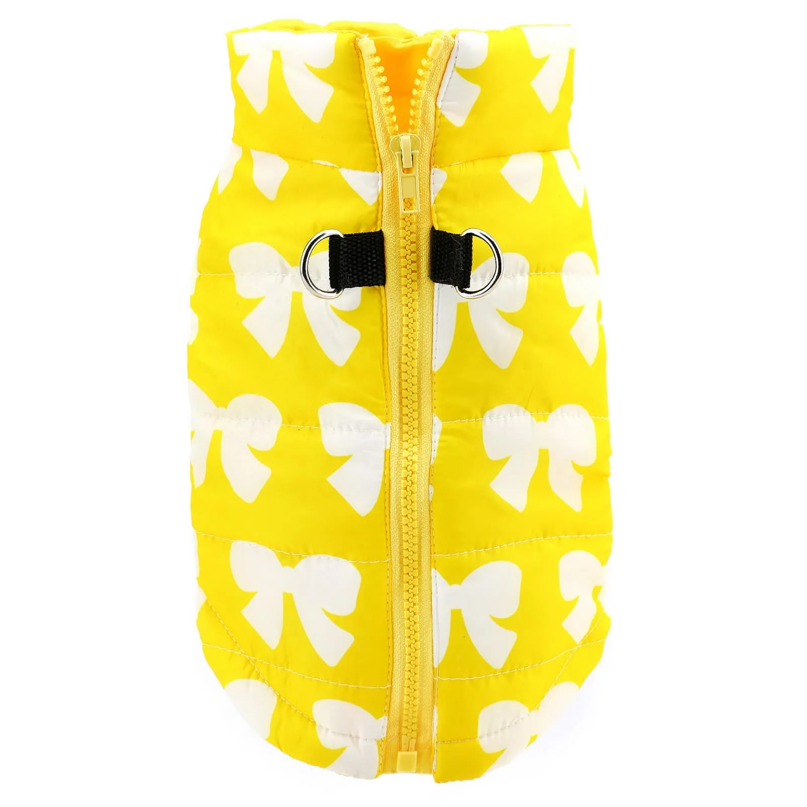 SMALLLEE_LUCKY_STORE Cappotto per cani di piccola taglia, con anello a D - immagine 6
