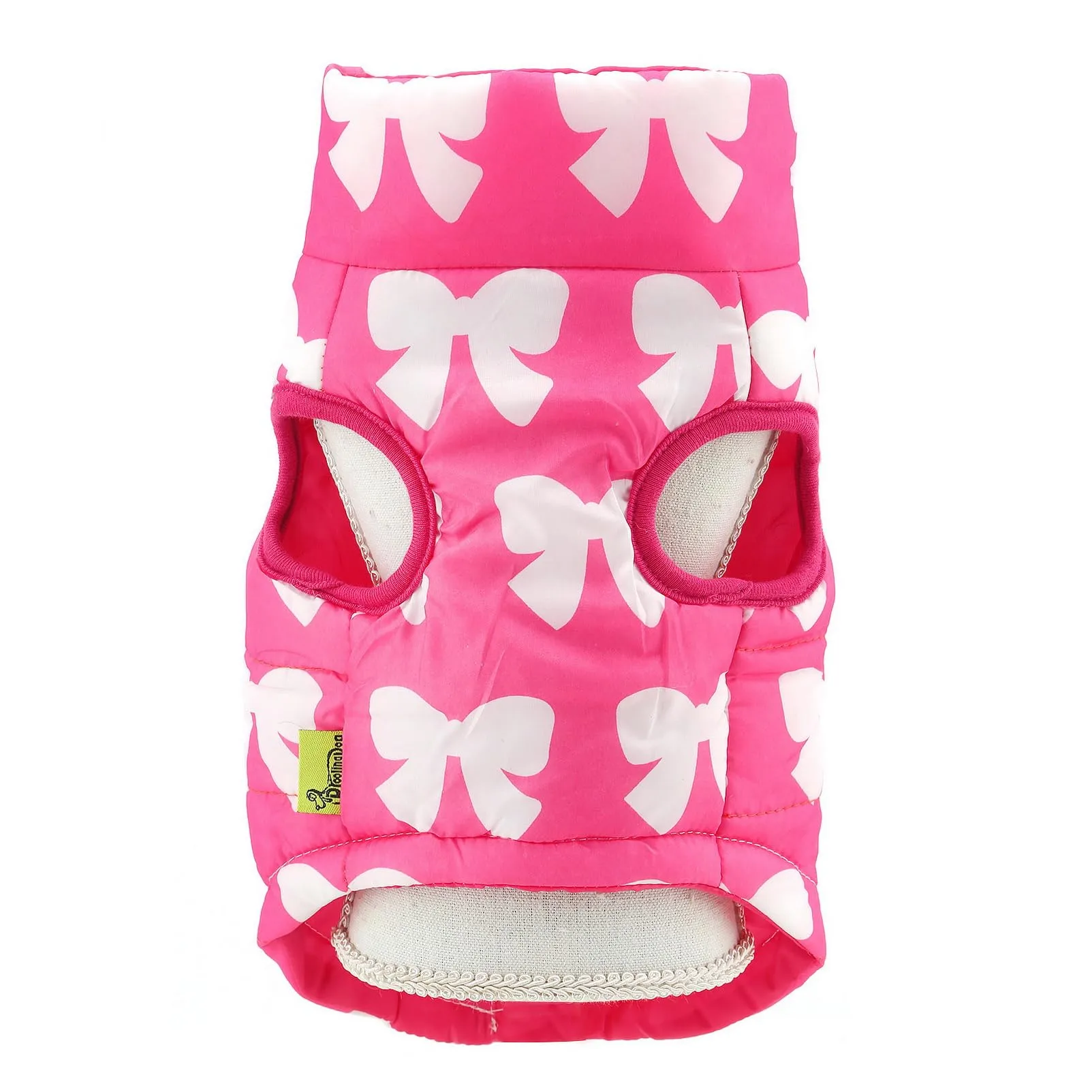 SMALLLEE_LUCKY_STORE Giubbotto invernale resistente all'acqua per animali domestici con anello a D per cani di piccola taglia, gatti, chiusura lampo, imbottito, cappotto per cuccioli, Chihuahua - immagine 7