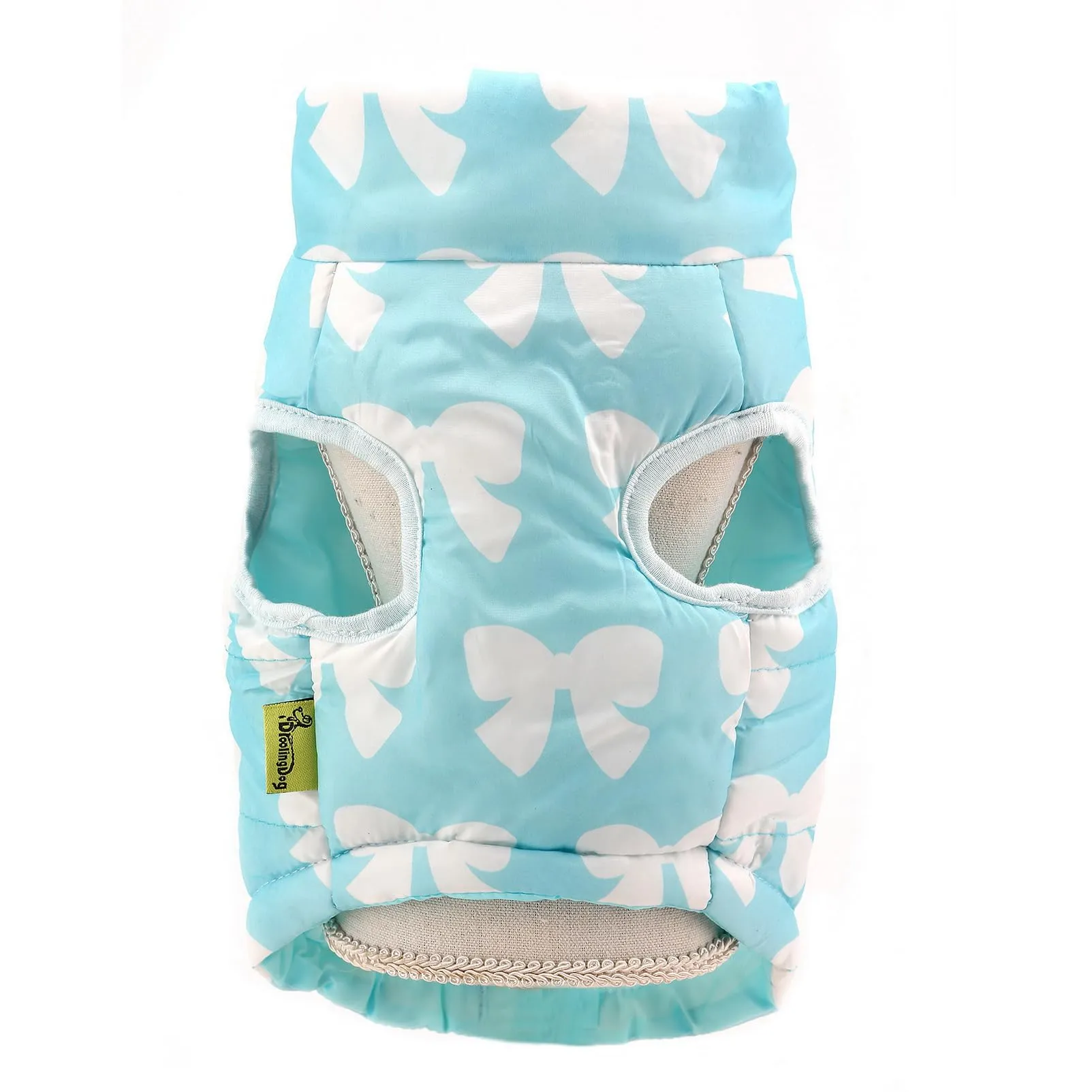 SMALLLEE_LUCKY_STORE Giubbotto invernale resistente all'acqua per animali domestici con anello a D per cani di piccola taglia, gatti, Chiusura a zip, imbottito, cappotto per cuccioli, Chihuahua - immagine 7