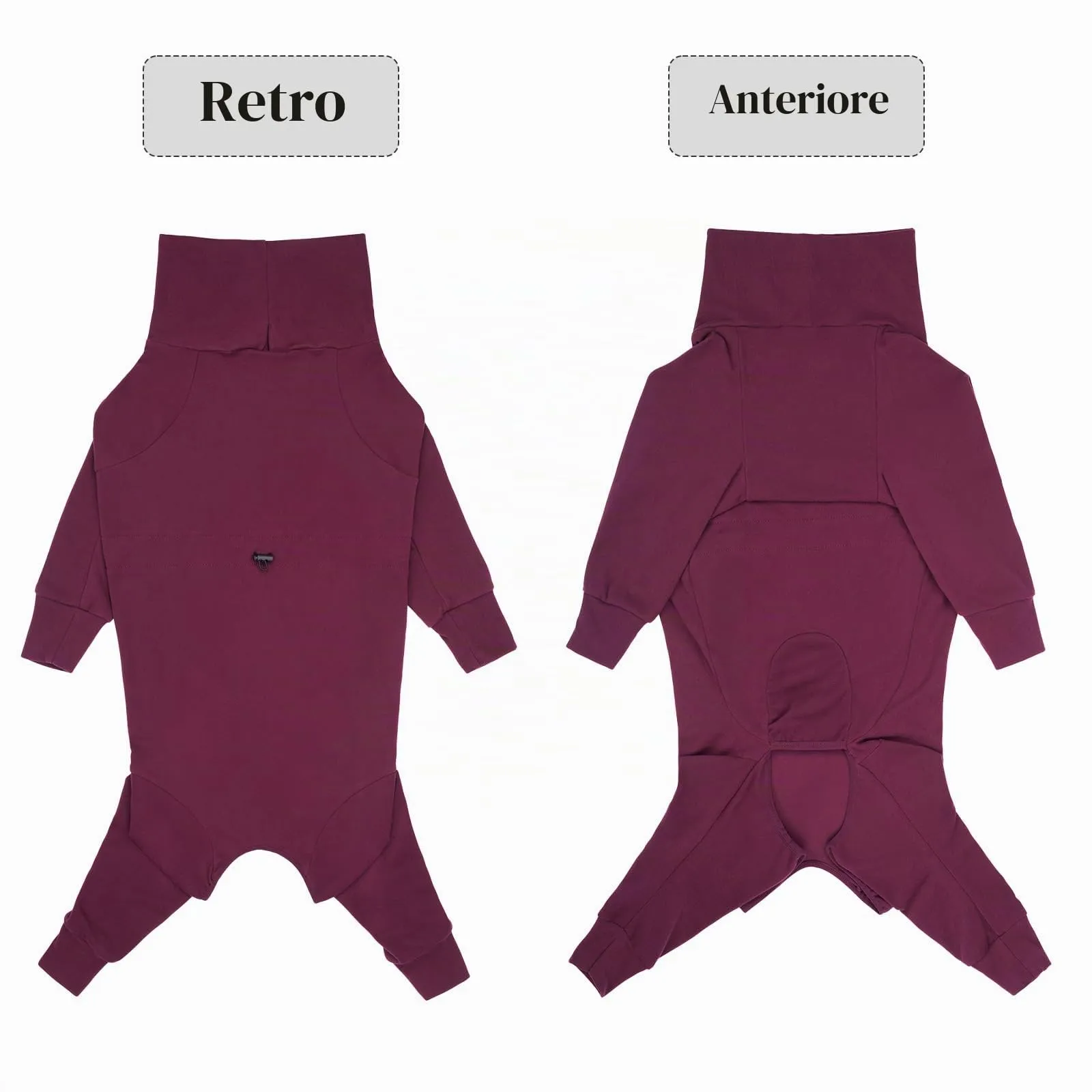 Cyponpy - Cappotto caldo per cani con gambe, maglione a collo alto in pile per cani di taglia media e grande, abbigliamento invernale per levrieri - immagine 7