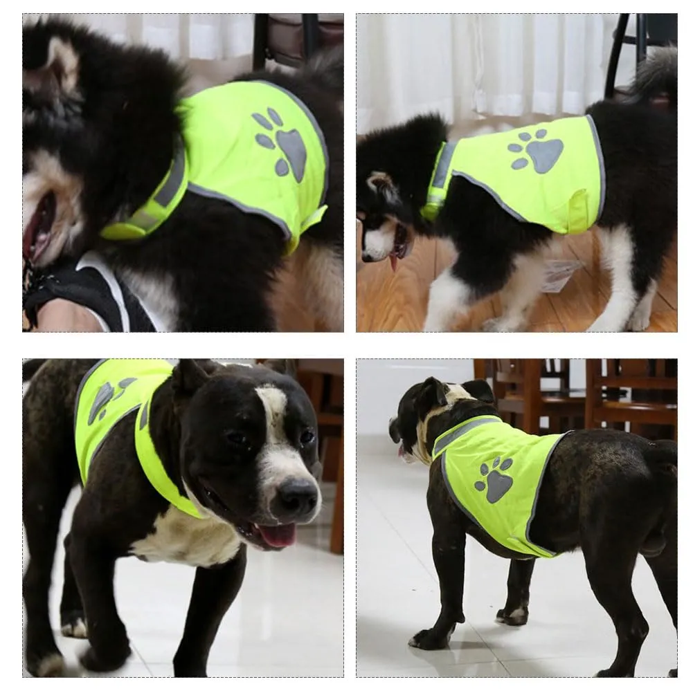 Gilet Catarifrangente per Cane,Sicurezza Maglia del Cane,Dog Giubbotto Riflettente di Sicurezza,Costume Riflettente per Cani,Per Cani Mantiene Vostro Visibile Sicuro Auto Incidenti Da Caccia(XL) - immagine 7
