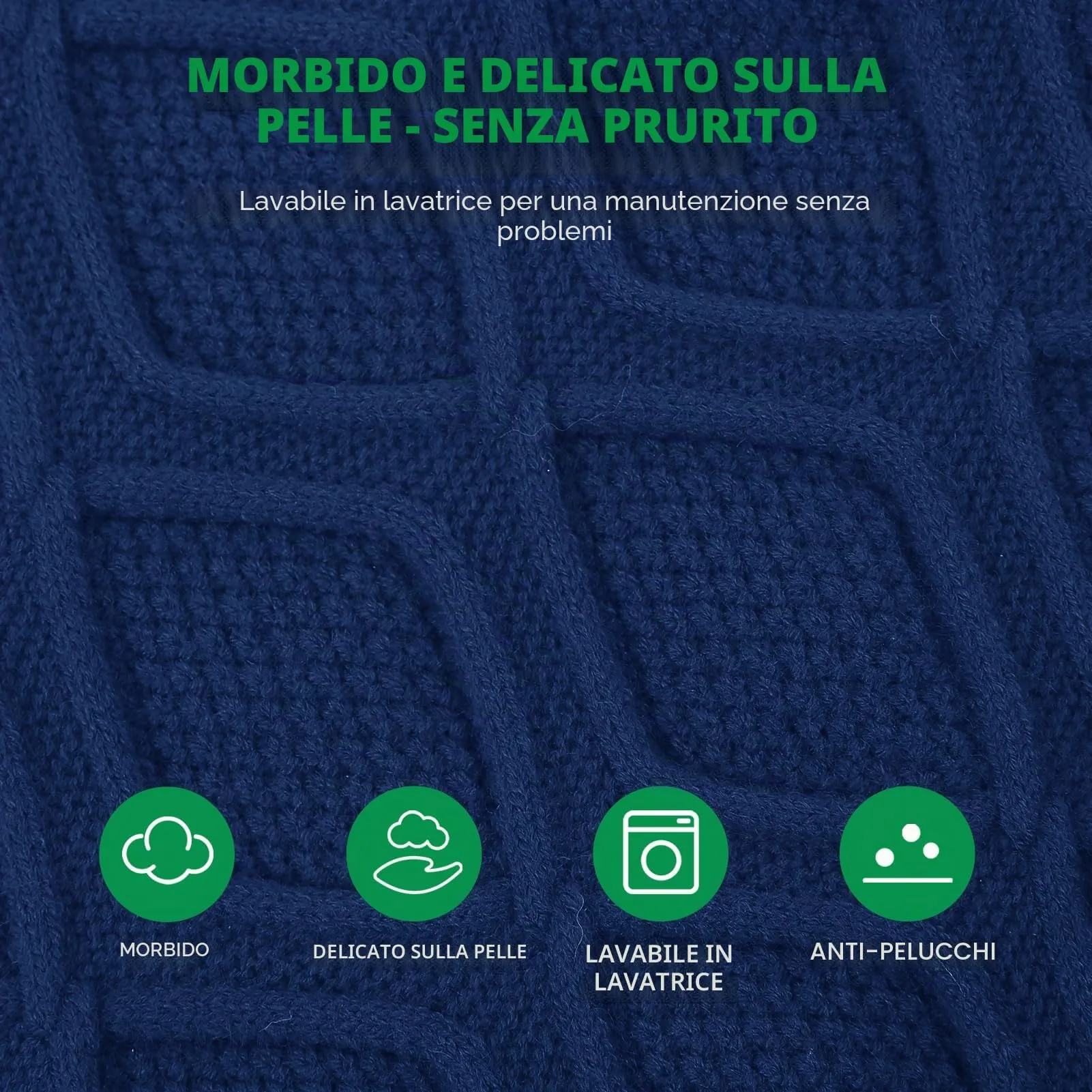 KONVINIT Maglione Cane Taglia Grande Collo Alto Senza Maniche Inverno Caldo - immagine 3