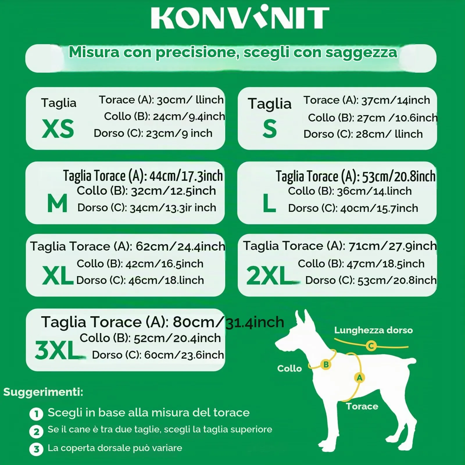 KONVINIT Maglione Cane Taglia Grande Invernale Caldo Maglia Dog Sweater L - immagine 5