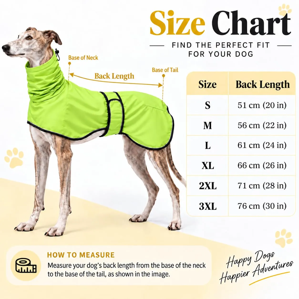 MOREZI Impermeabile Greyhound, giacca impermeabile per cani, foro per il collo e cintura regolabile, adatto a cani di taglia media e grande-Verde-S - immagine 6