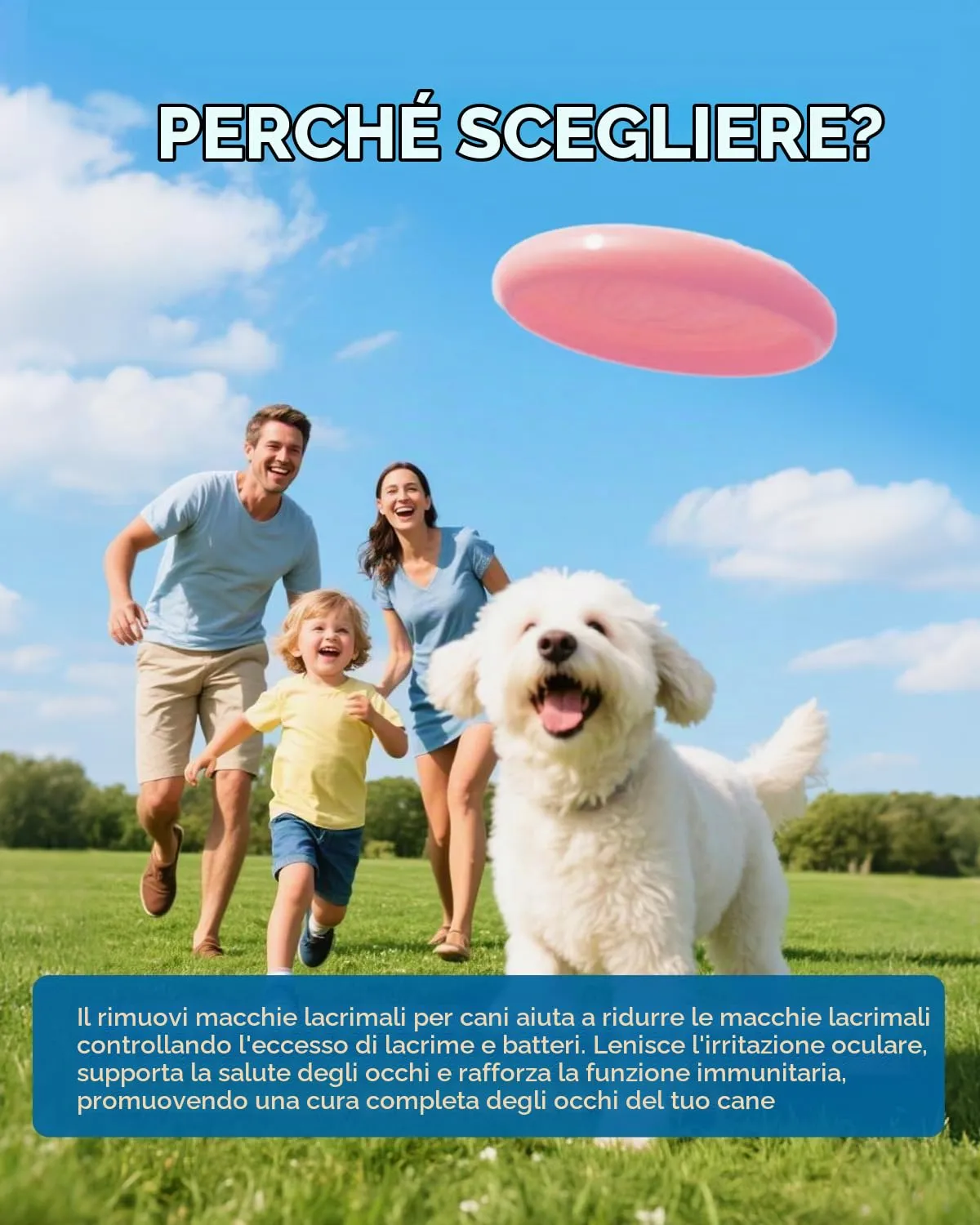 Rimuovi Macchie Lacrimali per Cani, Idrata Gli Occhi, Protegge Vista 100g - immagine 9