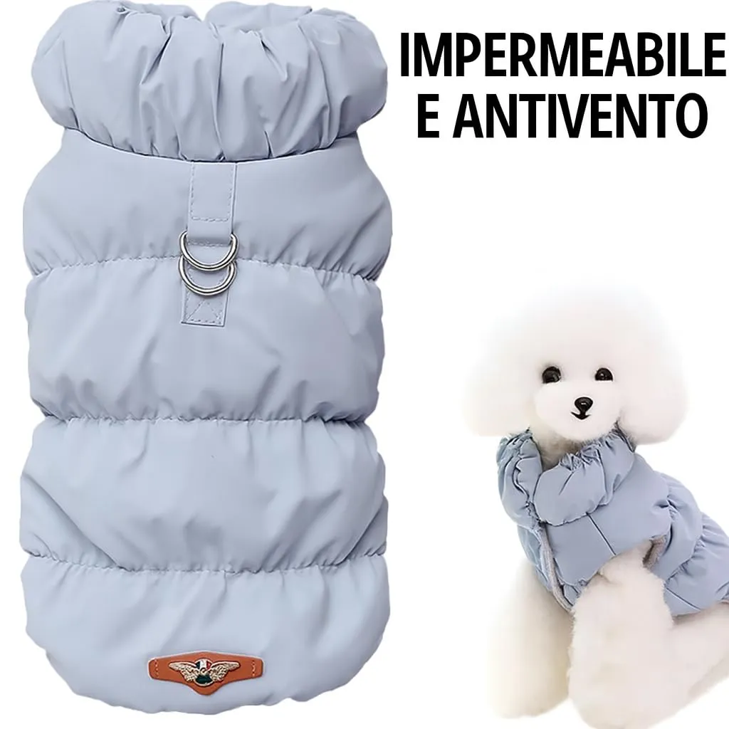 GIALEMO CAPPOTTINO CANE INVERNALE IMPERMEABILE E ANTIVENTO (XS) - immagine 4