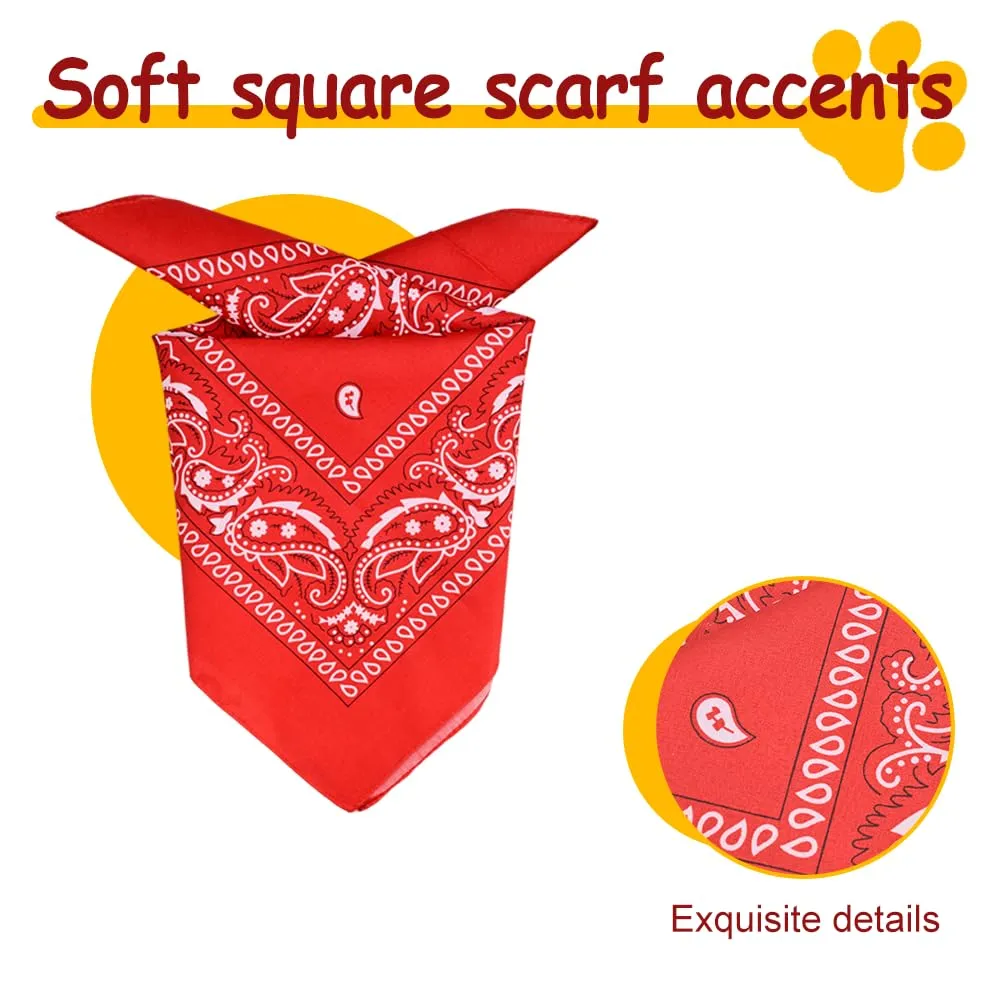 Costume da cowboy per cane, bandana quadrata e cappello da cowboy - immagine 6