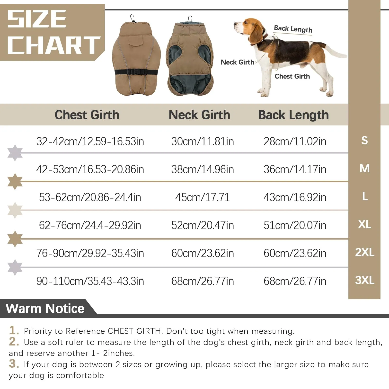 Cappotto invernale impermeabile per cani, caldo, abbigliamento per cani di taglia piccola, media e grande, maglione per cani con strisce riflettenti sicure per labrador, chihuahua, bulldog francese - immagine 2