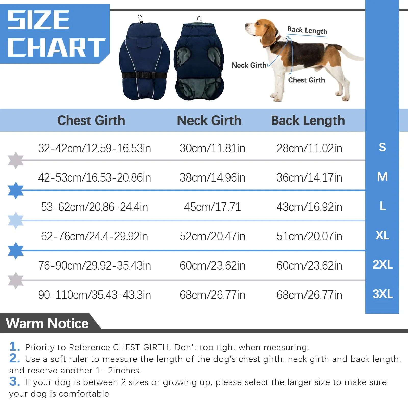 Cappotto invernale impermeabile per cani, caldo, abbigliamento per cani di taglia piccola, media e grande, maglione per cani con strisce riflettenti sicure per labrador, chihuahua, bulldog francese - immagine 2