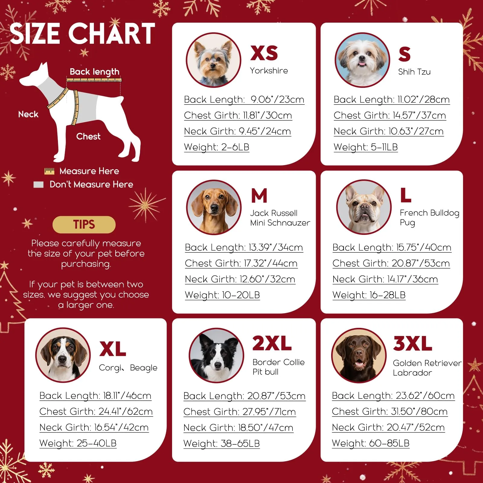ASENKU Maglione di Natale per Cani 2XL, Maglia Tricot Pile Antipilling, Indumento Invernale Natalizio Maglioncino per Cane Grandi Golden Retriever Labrador, Adatto a Casa e Passeggiate Natalizie - immagine 5