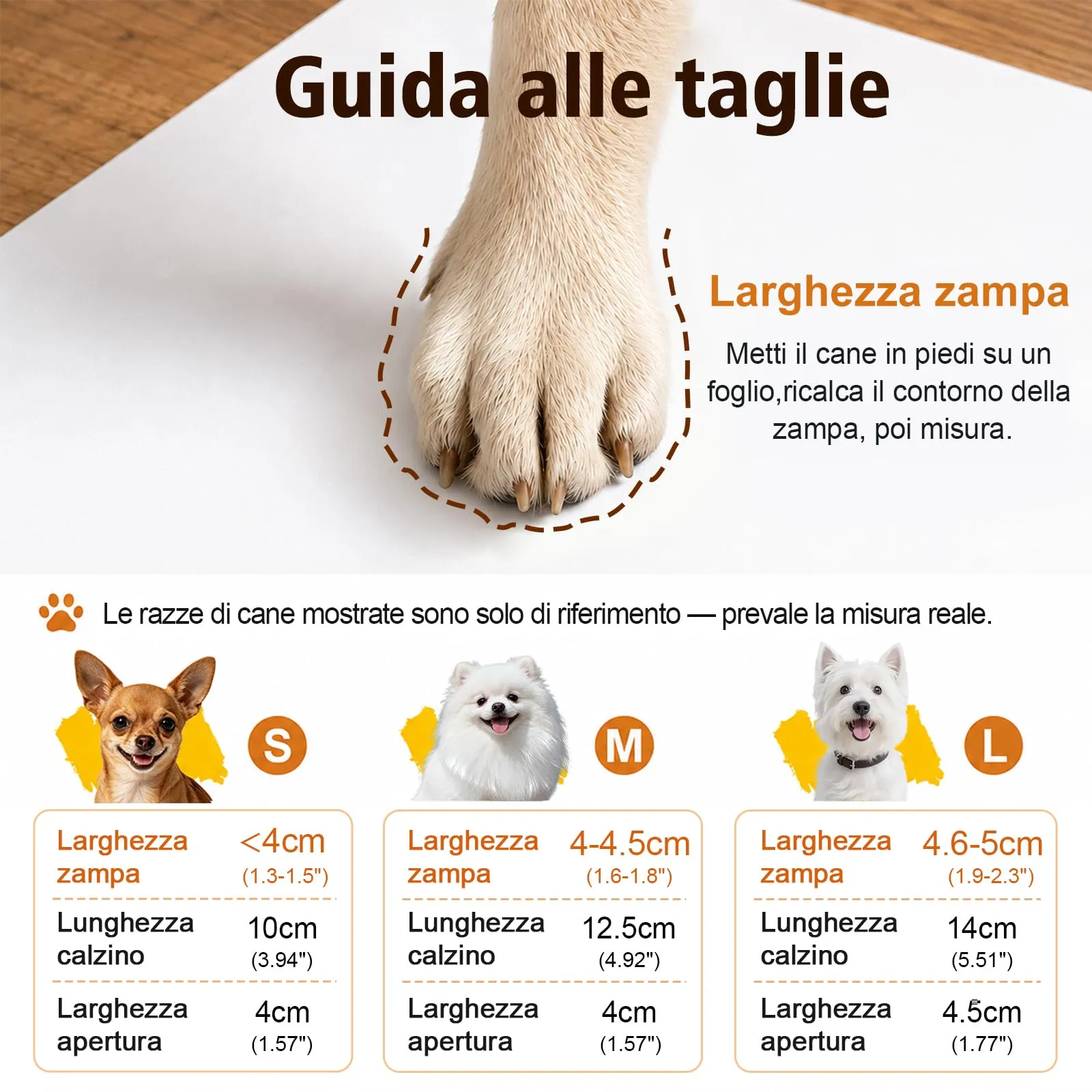 PETLOFT Calzini Antiscivolo per Cani Anziani/Piccoli/Medi, Calzini Regolabili in Cotone per Proteggere Le Zampe e Prevenire Leccate, per Pavimenti in Legno Trazione Interna, Grande, Giallo Curry - immagine 7