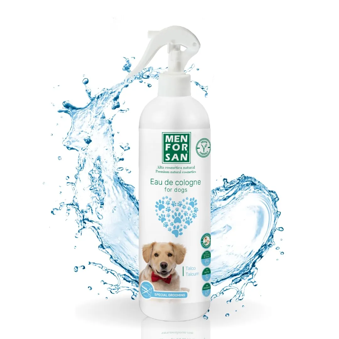 Menforsan Acqua di Colonia per Cani di Talco 500 Ml, Profumo Dolce e Intenso - immagine 1